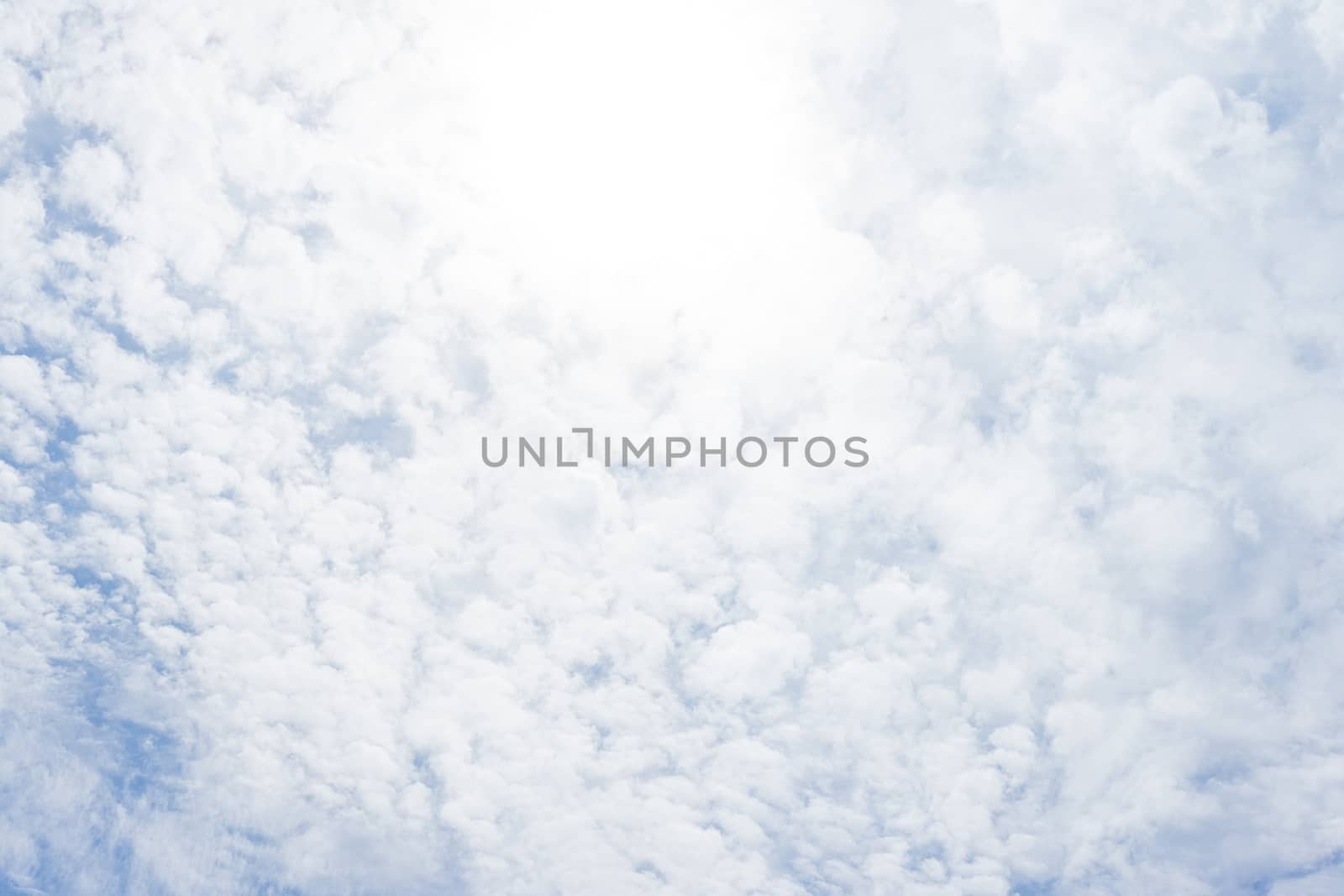 The sky in sunny summer weather, a cloudy background