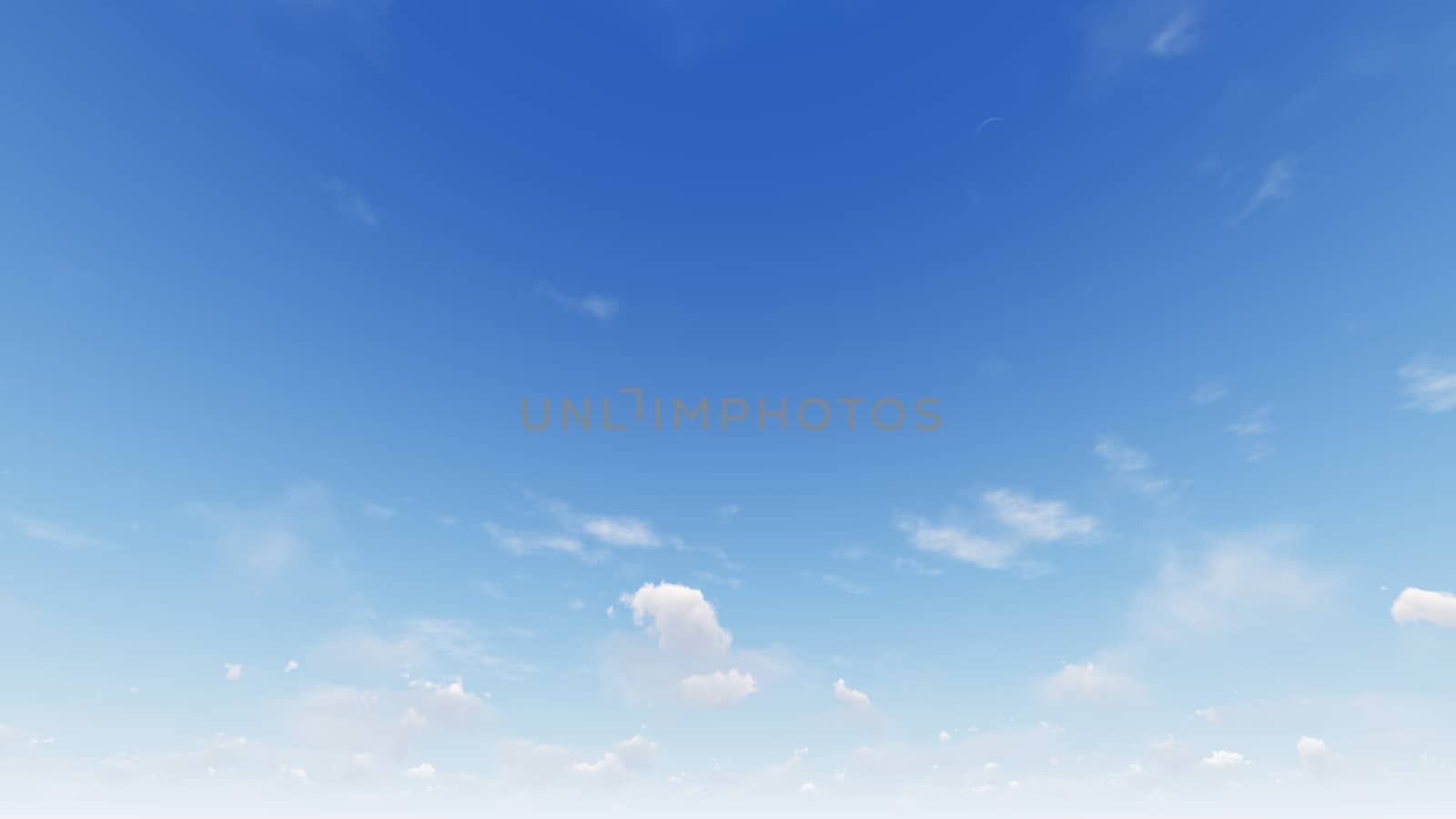 Cloudy blue sky abstract background, blue sky background with tiny clouds, 3d rendering

