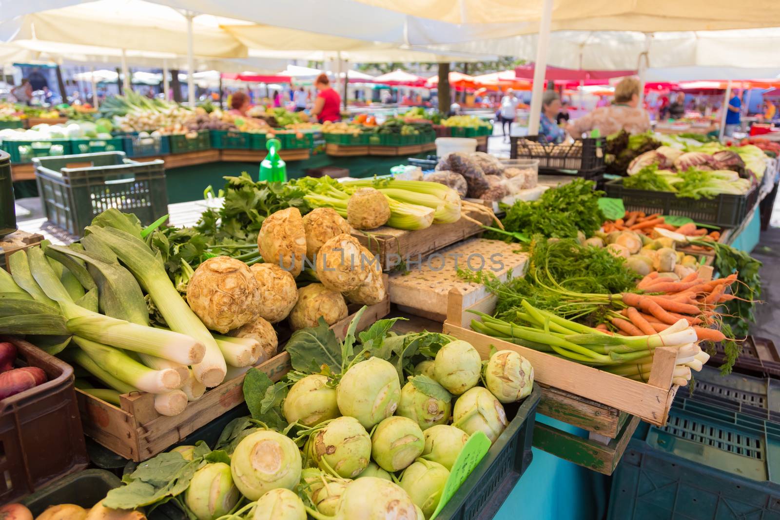 Vegetable market stall. by kasto