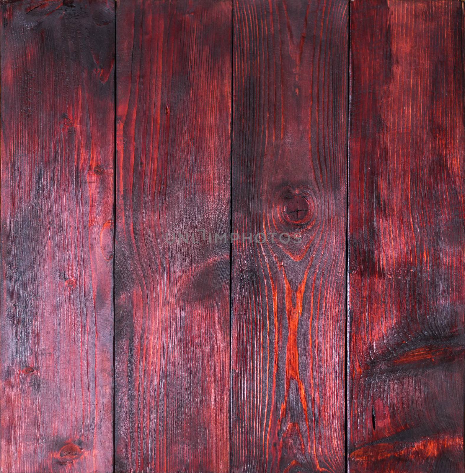 Old redwood panels with cracks and scratches by Seva_blsv