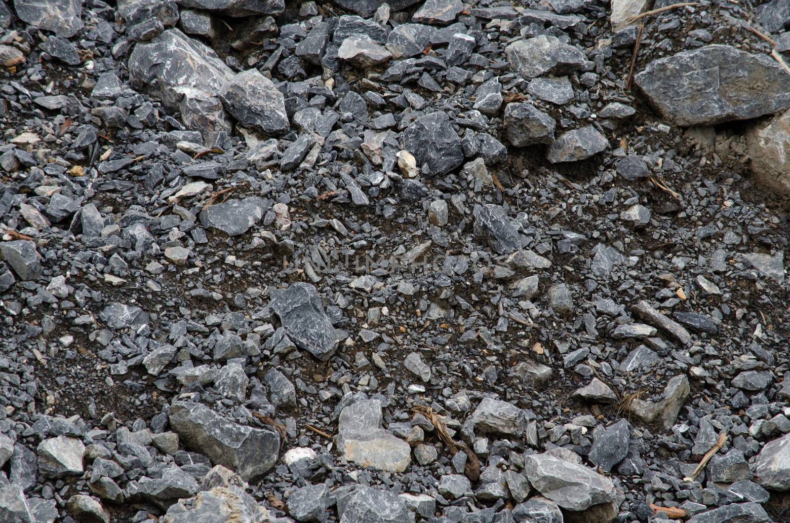 Open Areas for Limestone Mining .This area has been mined for limestone,Thailand