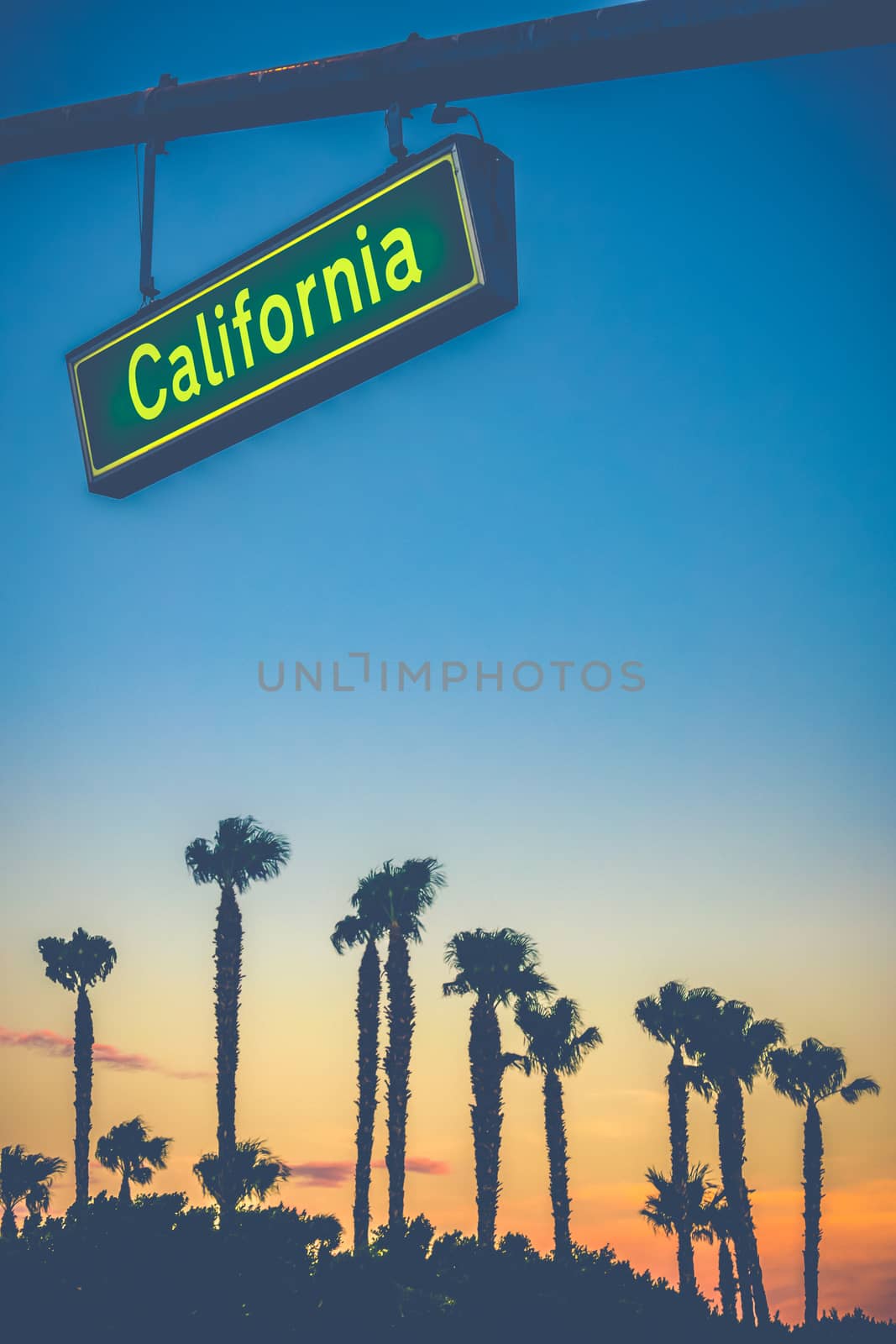 California Street Sign At Sunset by mrdoomits