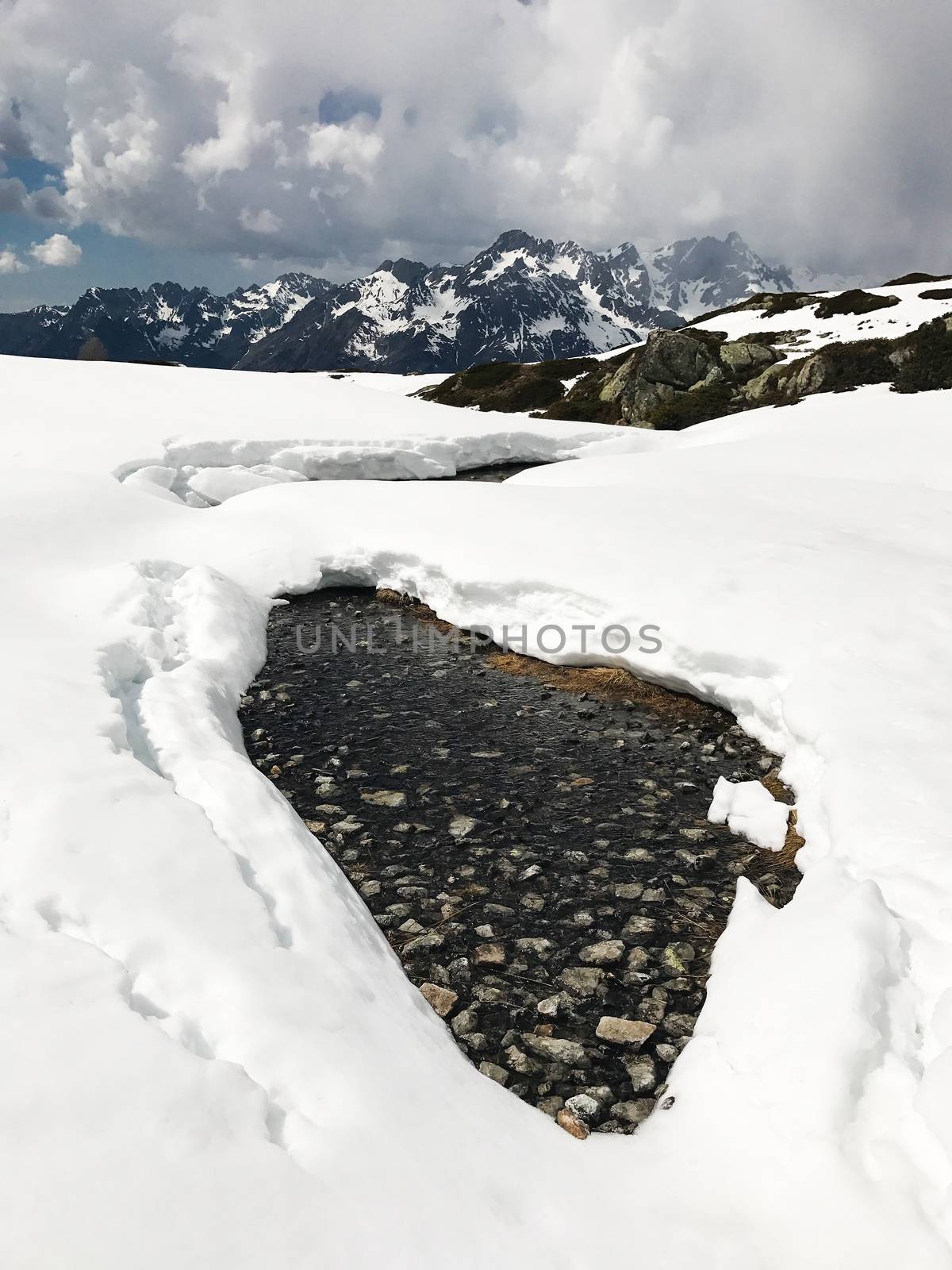 Alps in winter by Kartouchken