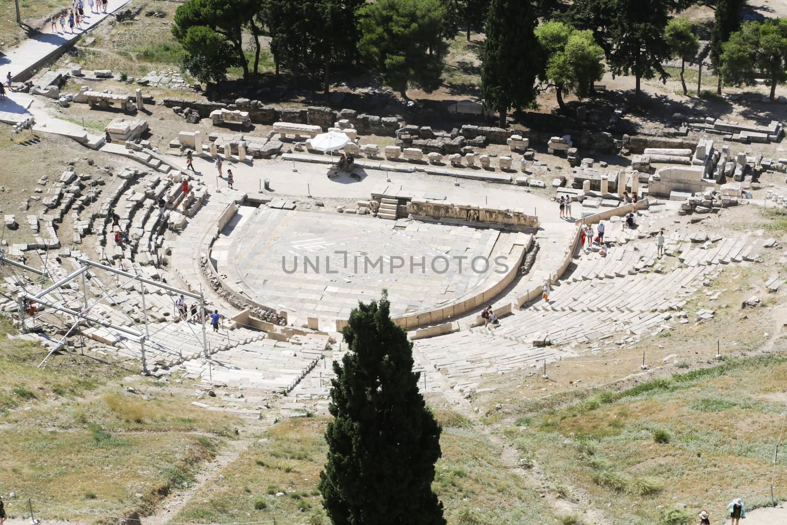 Theatre of Dionysus at the Acropolis in Athens, Greece