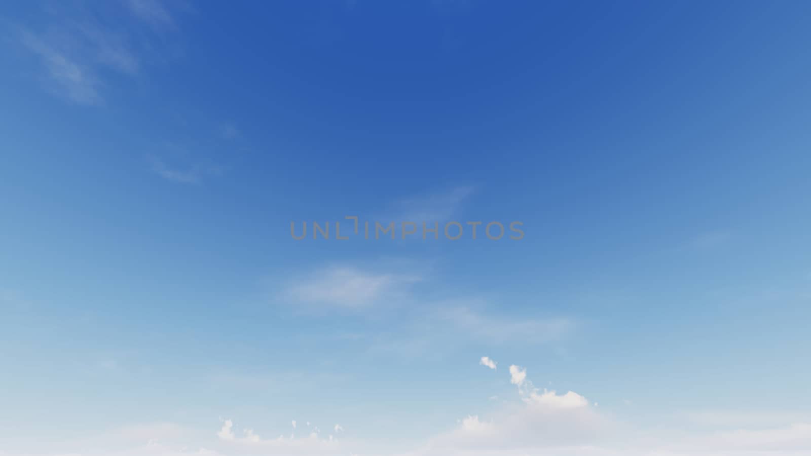 Cloudy blue sky abstract background, blue sky background with tiny clouds, 3d rendering

