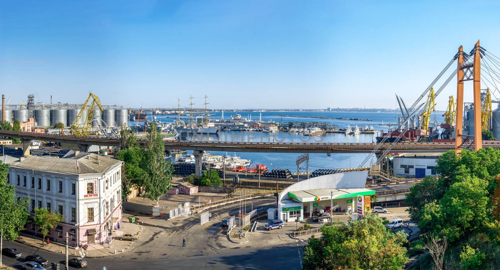 Practical harbor in Odessa seaport, Ukraine by Multipedia