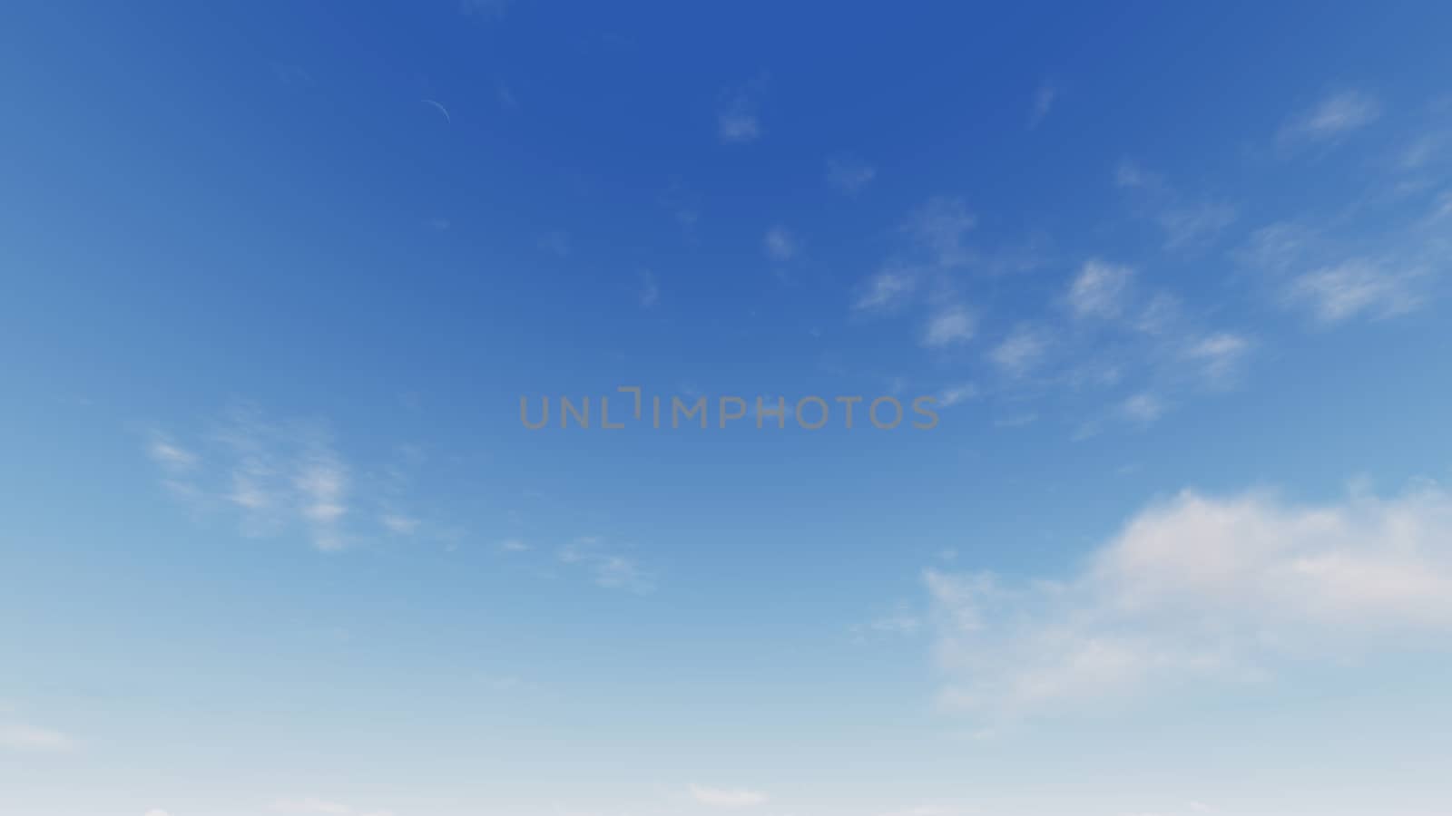 Cloudy blue sky abstract background, blue sky background with tiny clouds, 3d rendering

