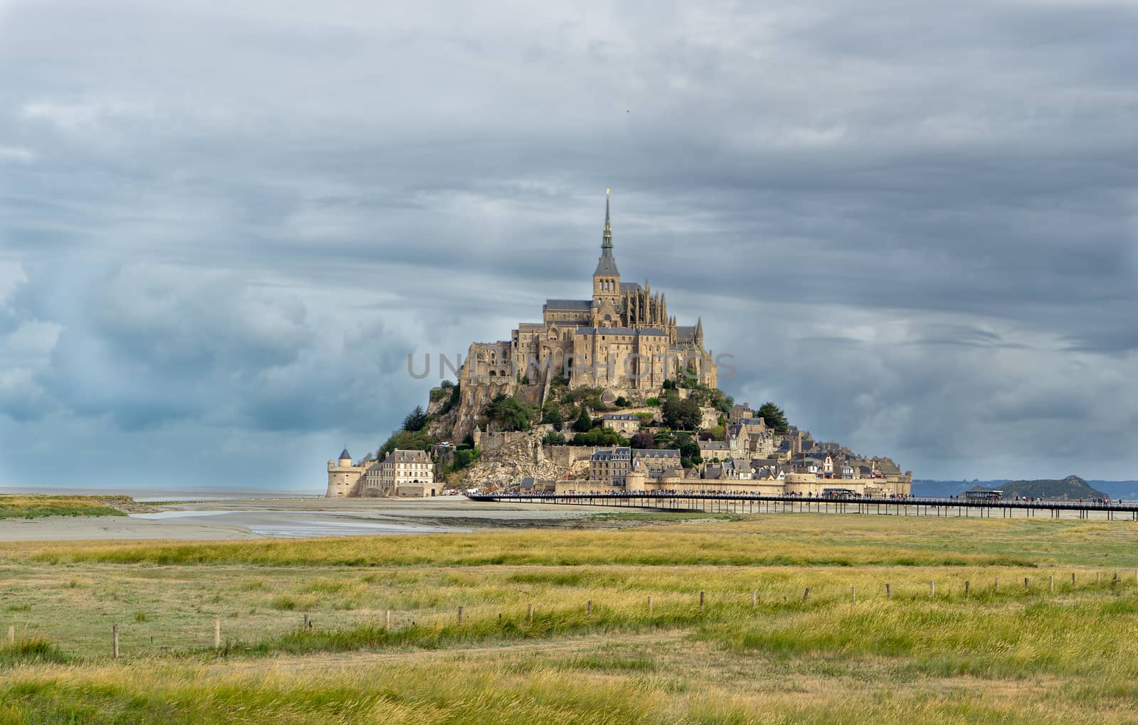 Mont Saint Michel in Normandy, France attraction by javax