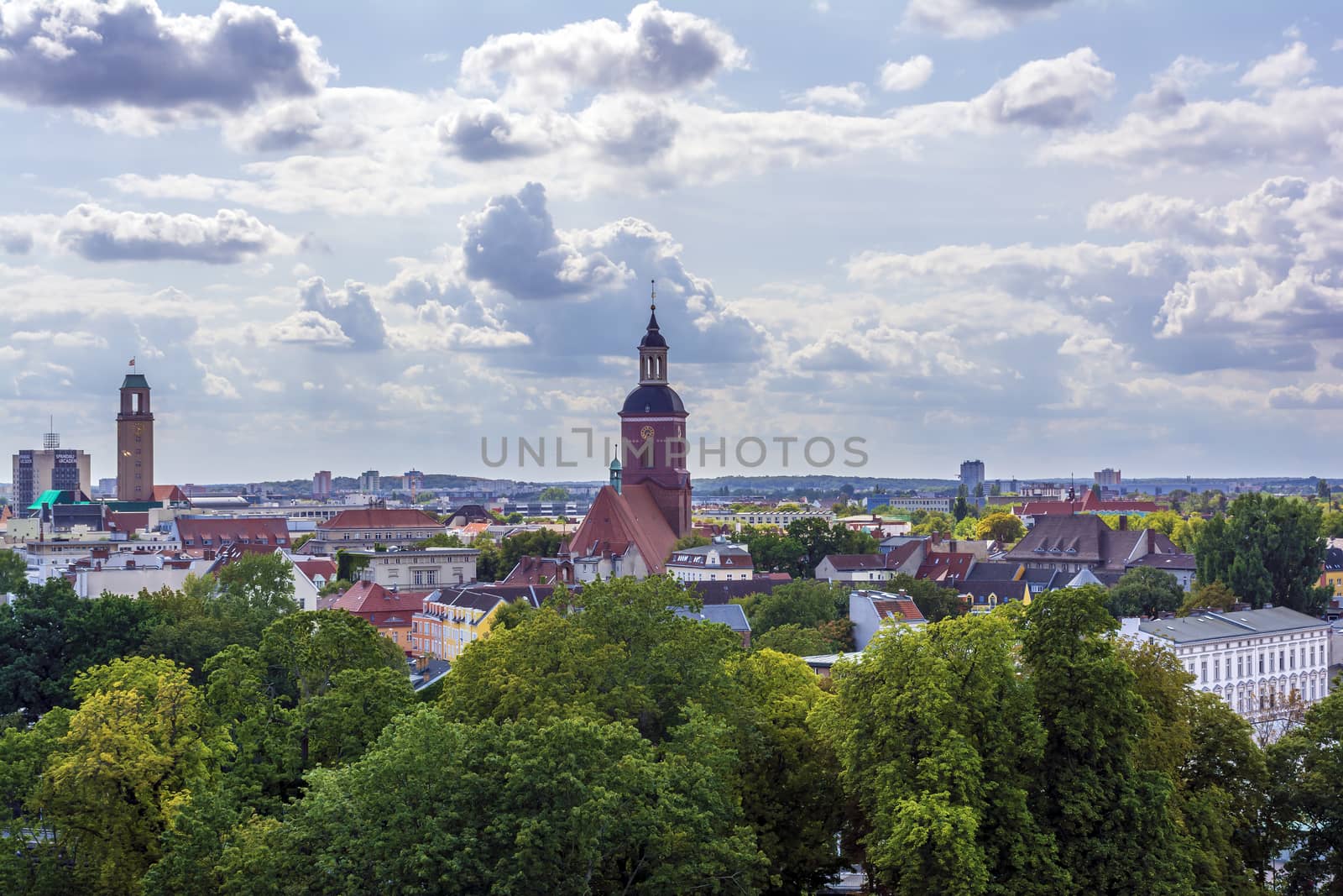 Old town Berlin Spandau panoramic view by ankarb