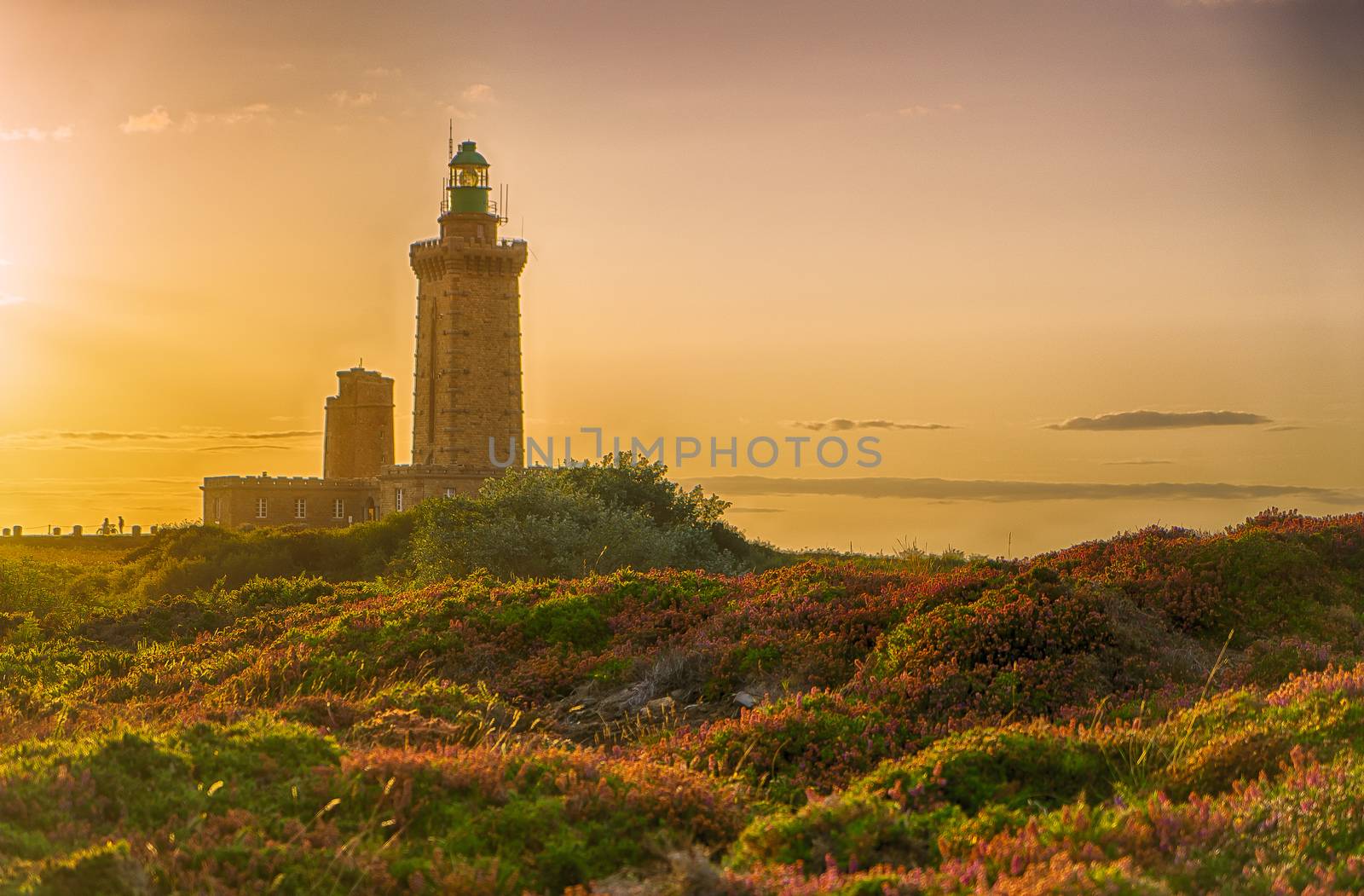 Lighthouse on cap Frehel, Bretagne, Britanny coast by javax