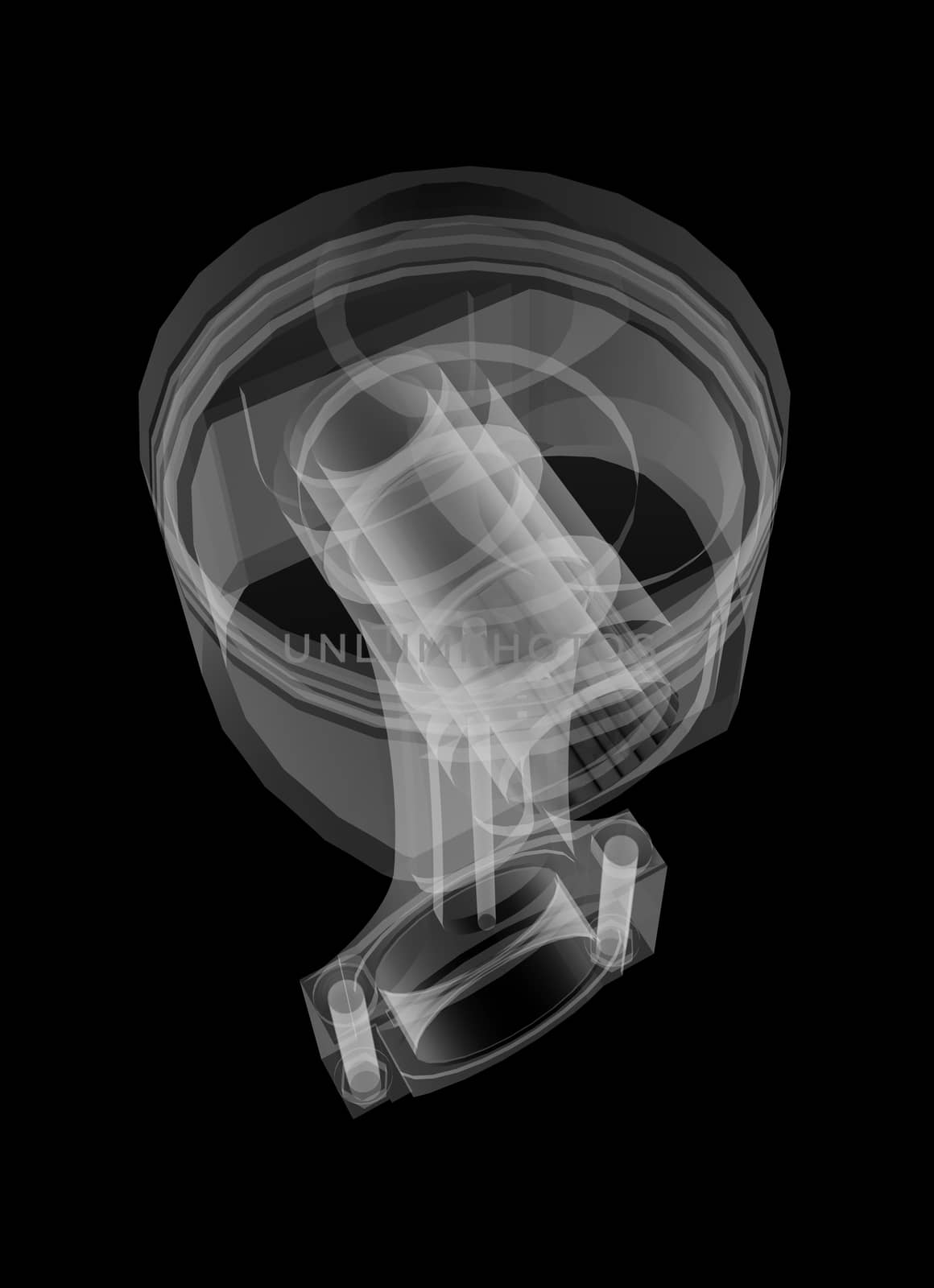 Piston X-Ray style by cherezoff