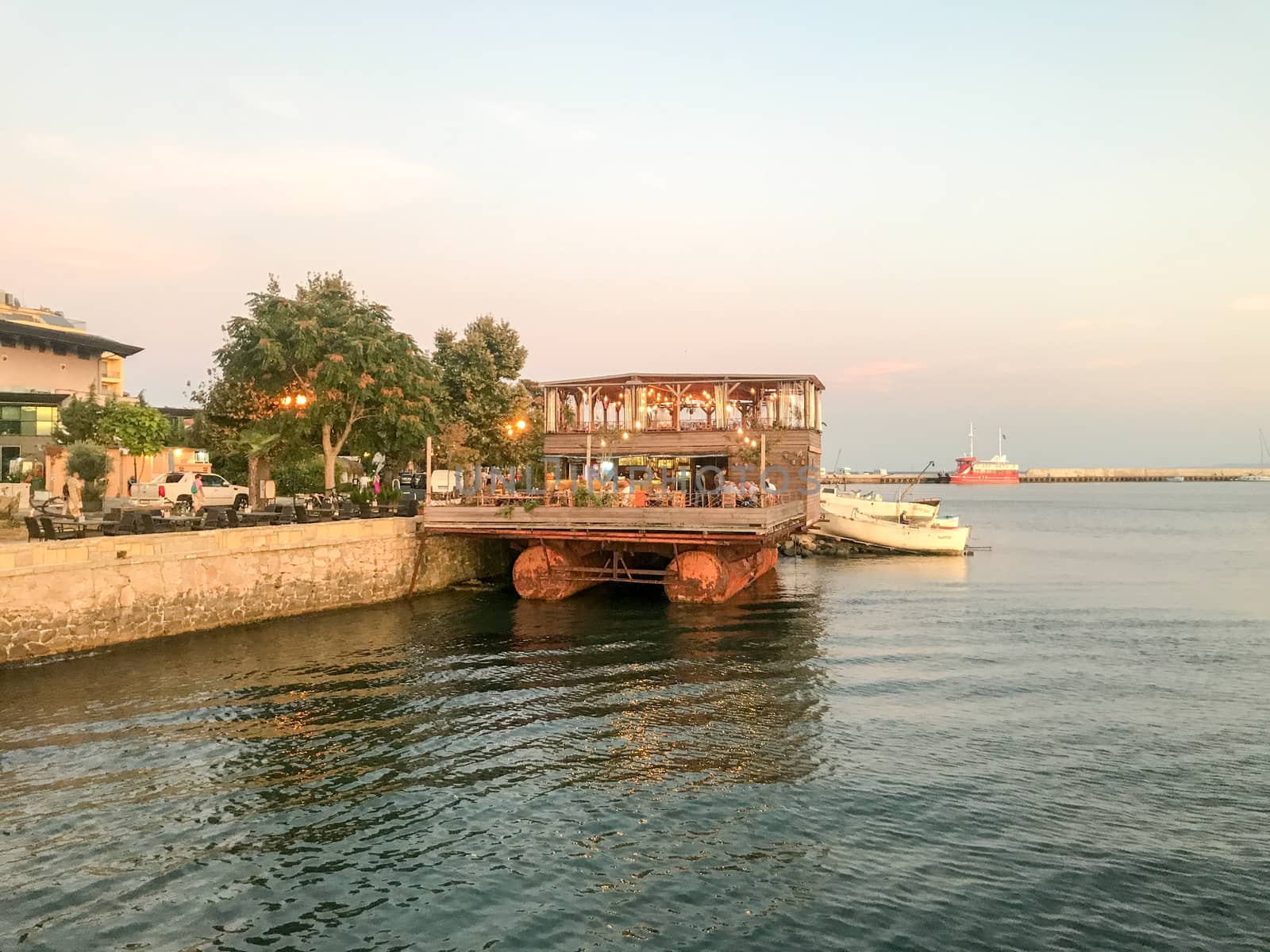 Pomorie, Bulgaria - September 12, 2019: Beautiful View From The Center Of The Sea Town. by nenovbrothers