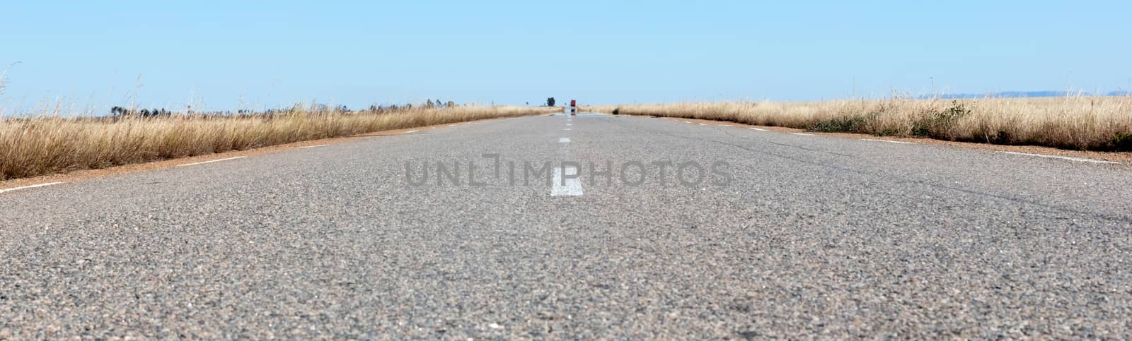 Beautiful image of a road in the middle of nowhere in Madagascar, Africa