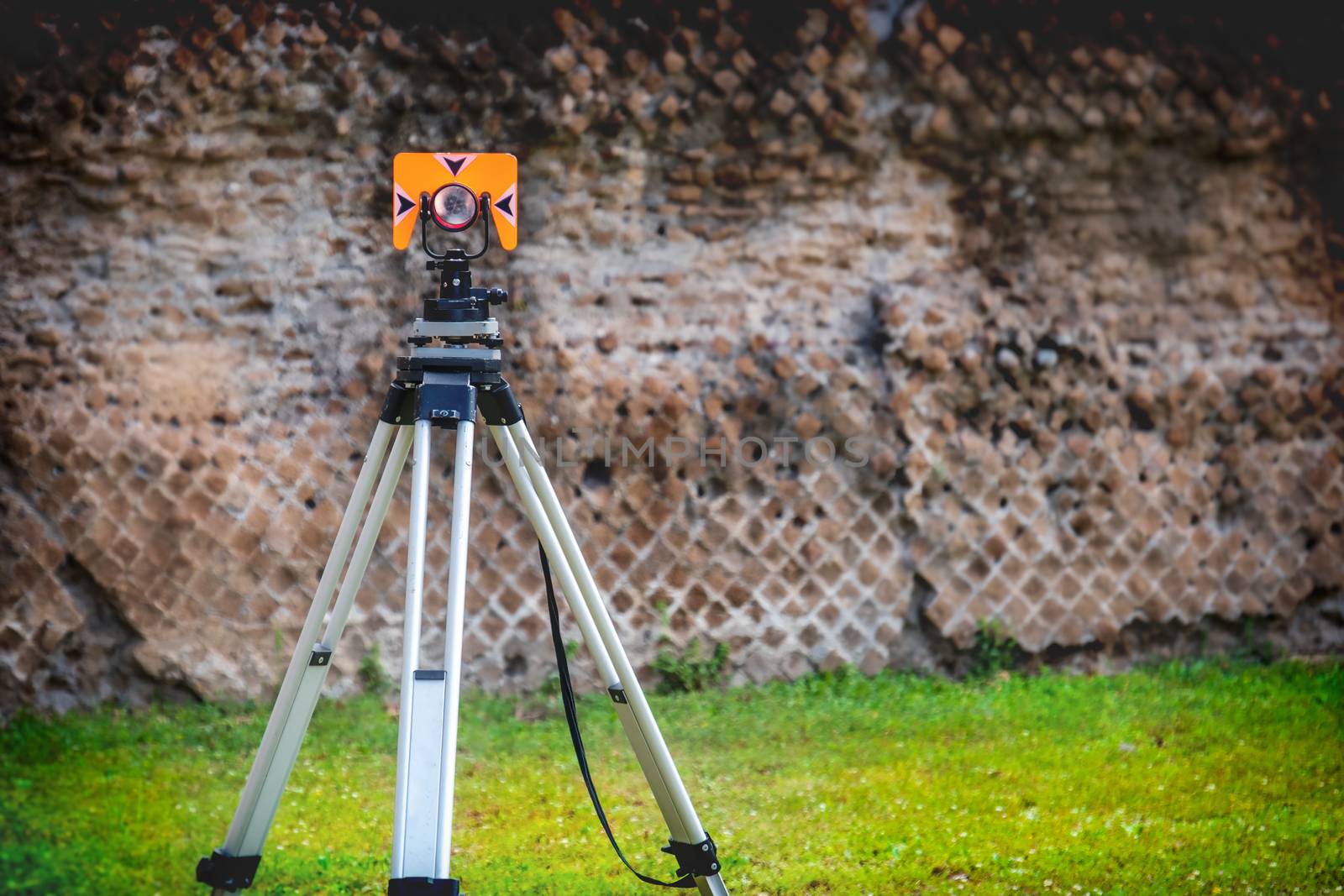Total station theodolite archaeology engineering and construction tool .