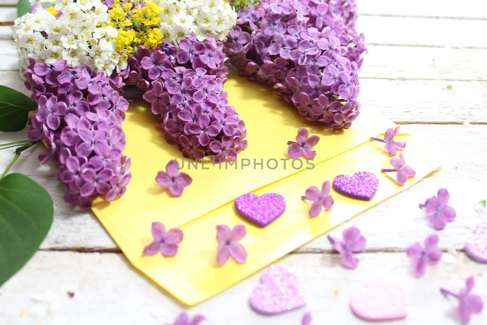 beautiful lilac decoration with a letter by martina_unbehauen
