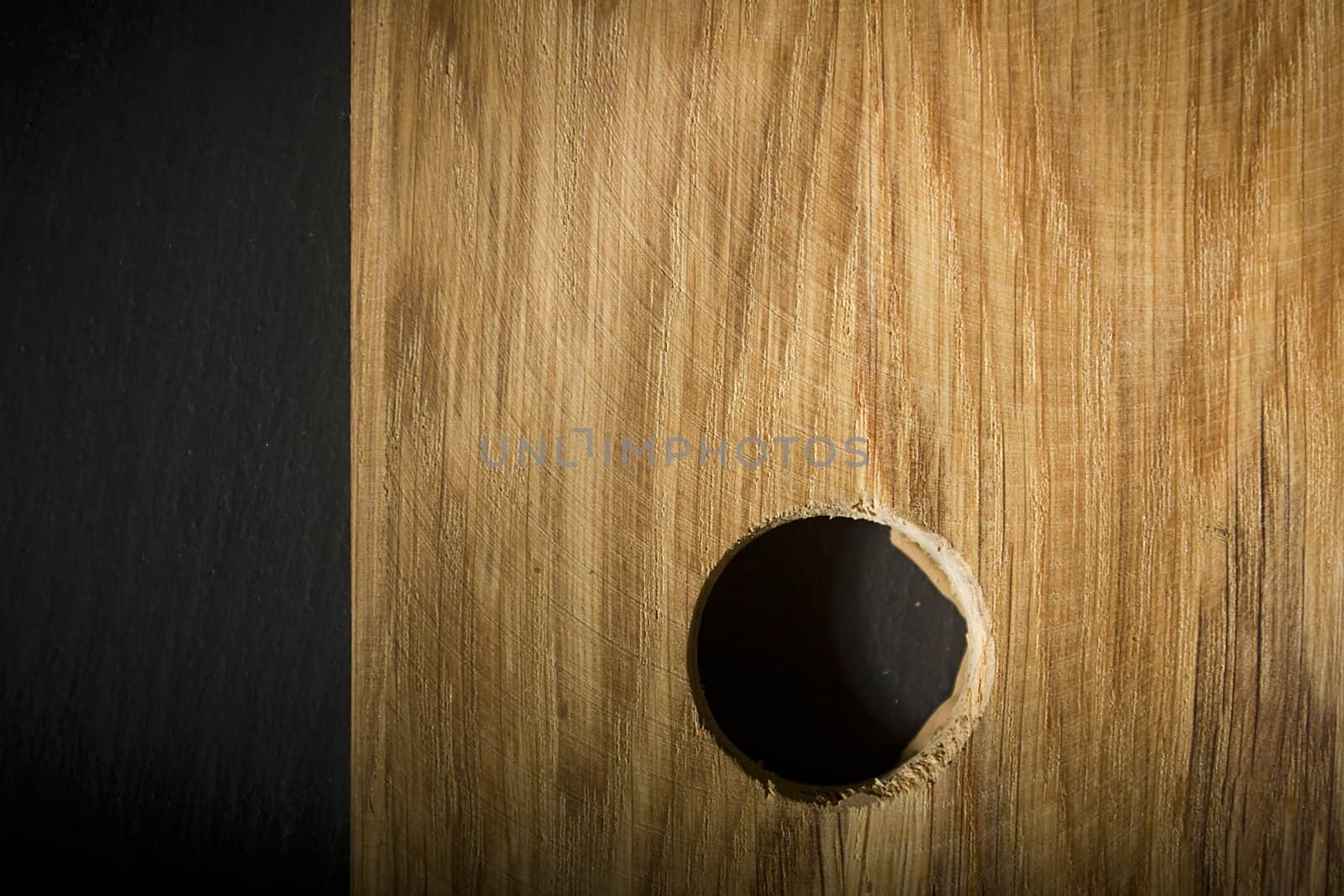 Cutting board close-up in the form of a wooden texture background