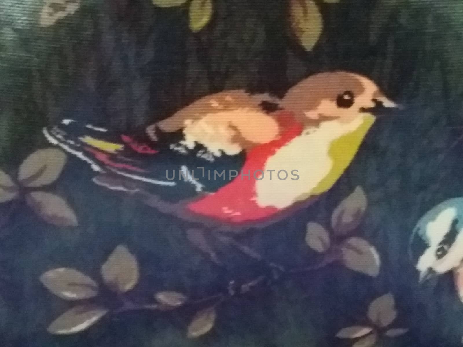 leather and textile design on black