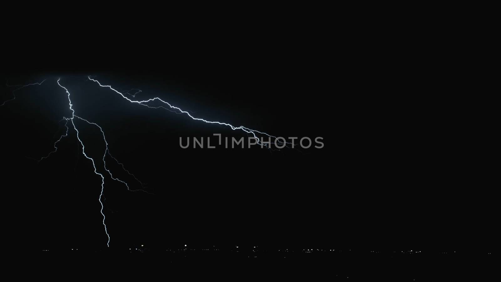 big storm lighting sky background by DonMatadoR