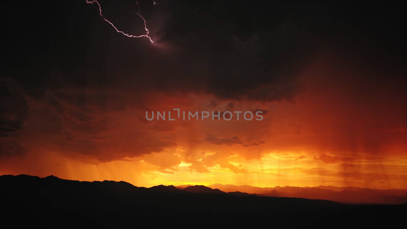 big storm lighting sky background by DonMatadoR