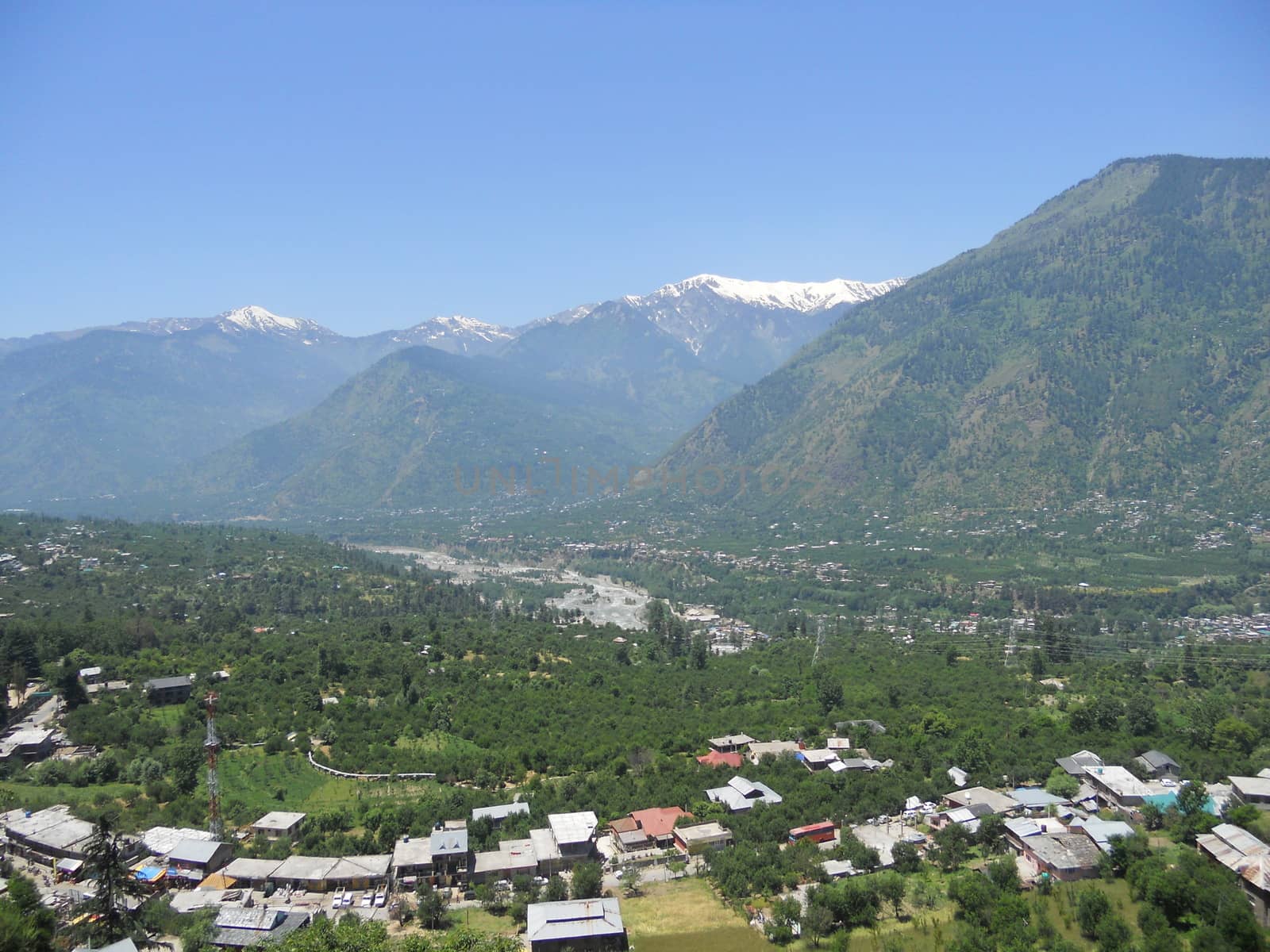a small hill town in the valley