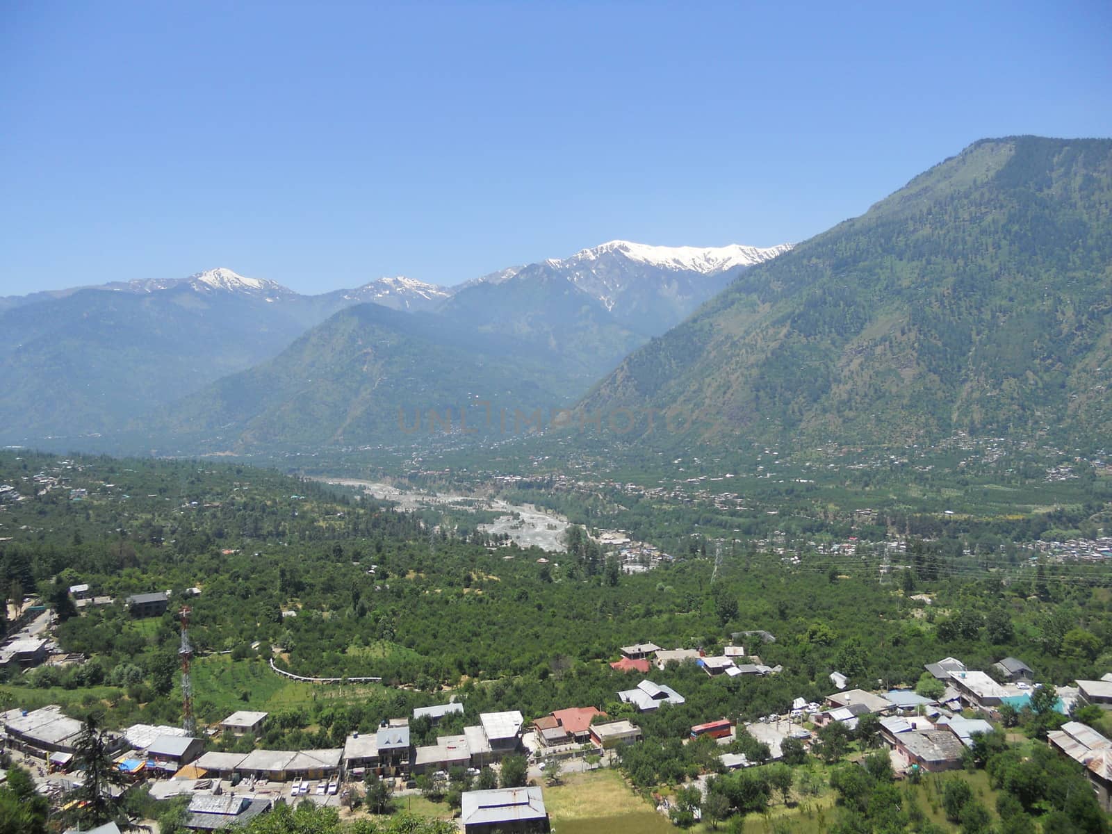 a small hill town in the valley