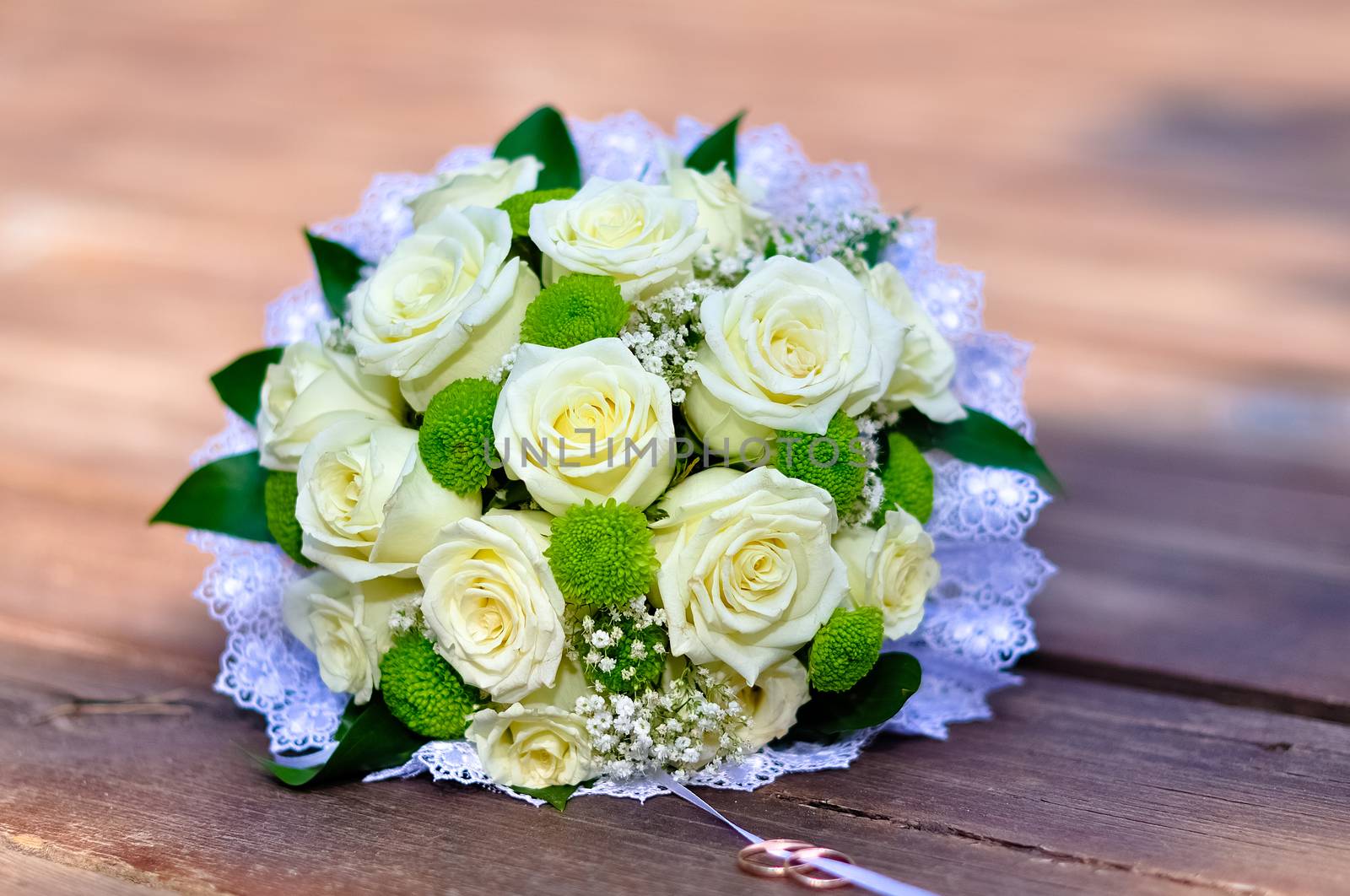 Valentines Day or wedding bouquet. background with flower by marynkin