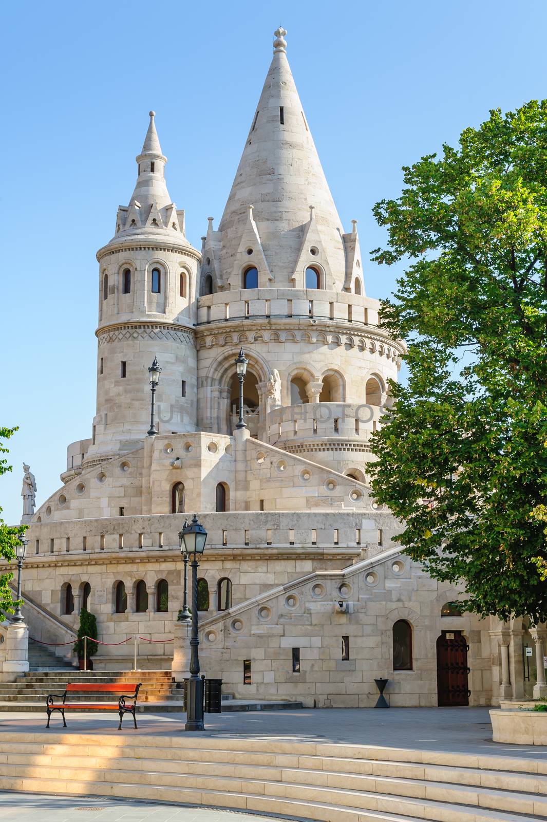 Fisher Bastion, one of most famous places in Budapest