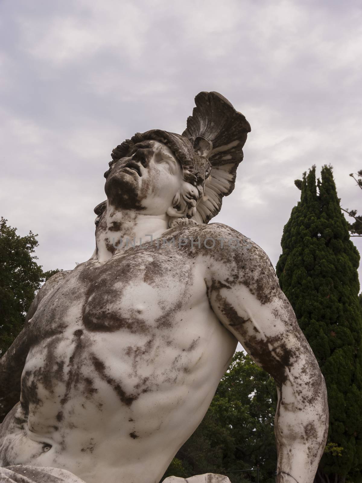 Sculpture of the dying achilles in achilleion palace corfu by ankarb