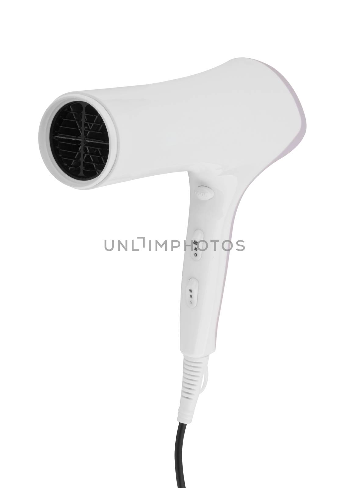 Hair dryer isolated on a white background