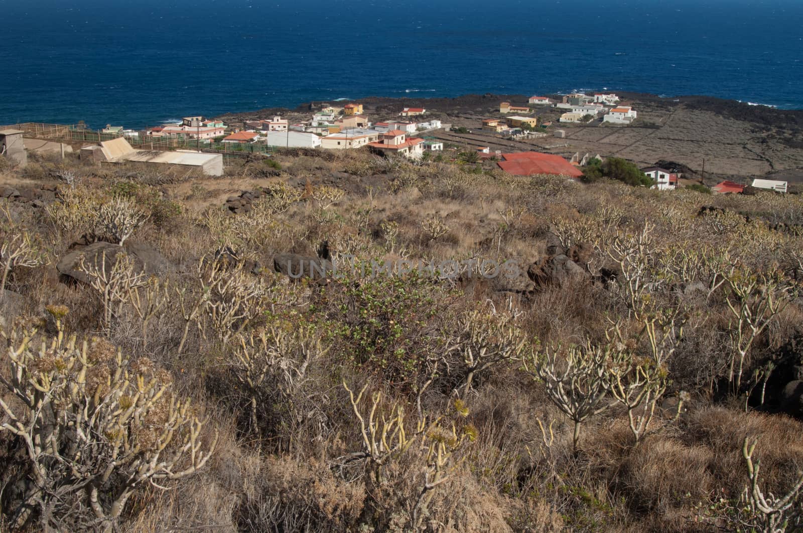 Village of Timijiraque. Valverde. El Hierro. Canary Islands. Spain.