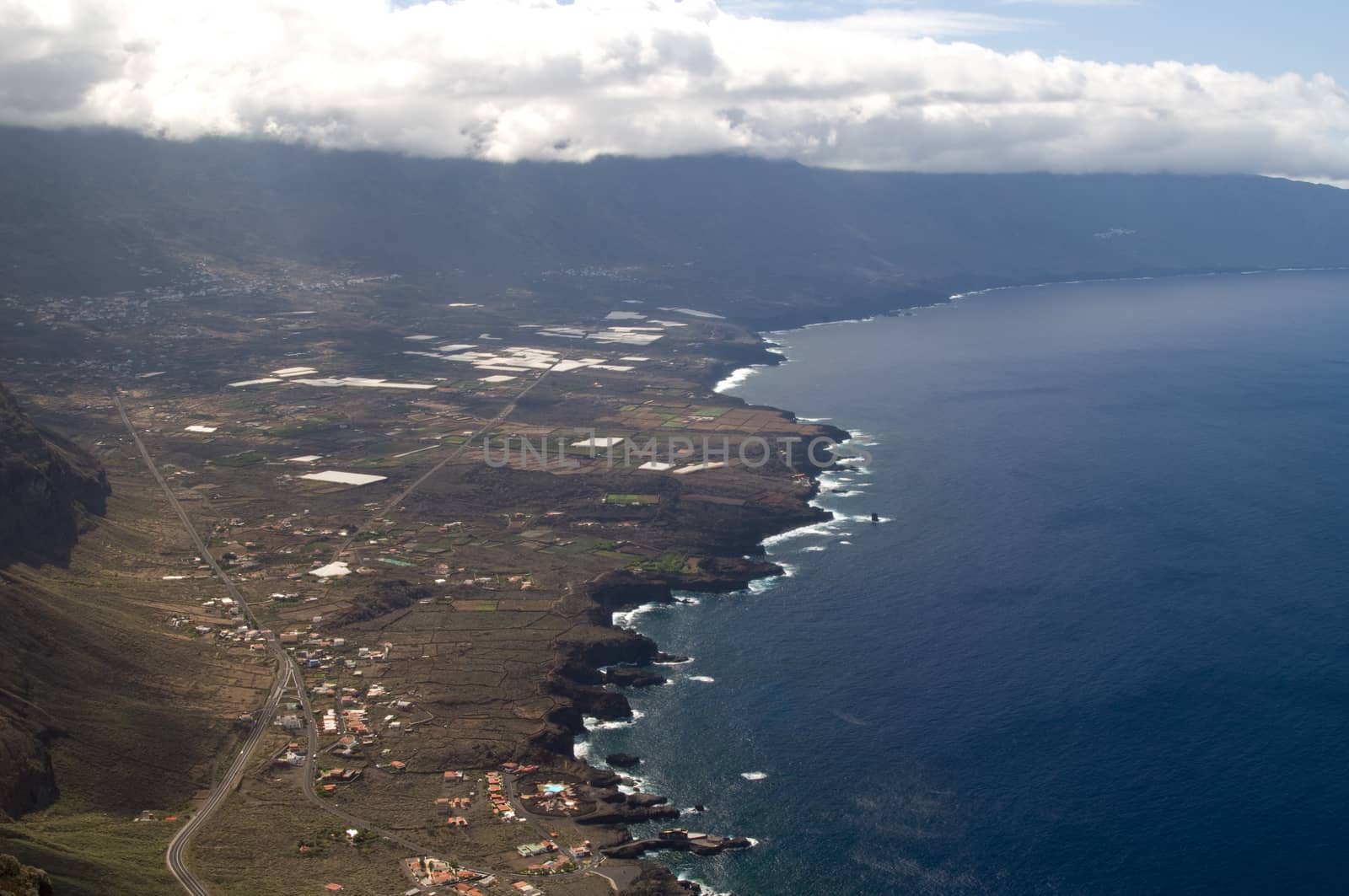 Valley of El Golfo. Frontera. El Hierro. Canary Islands. Spain.