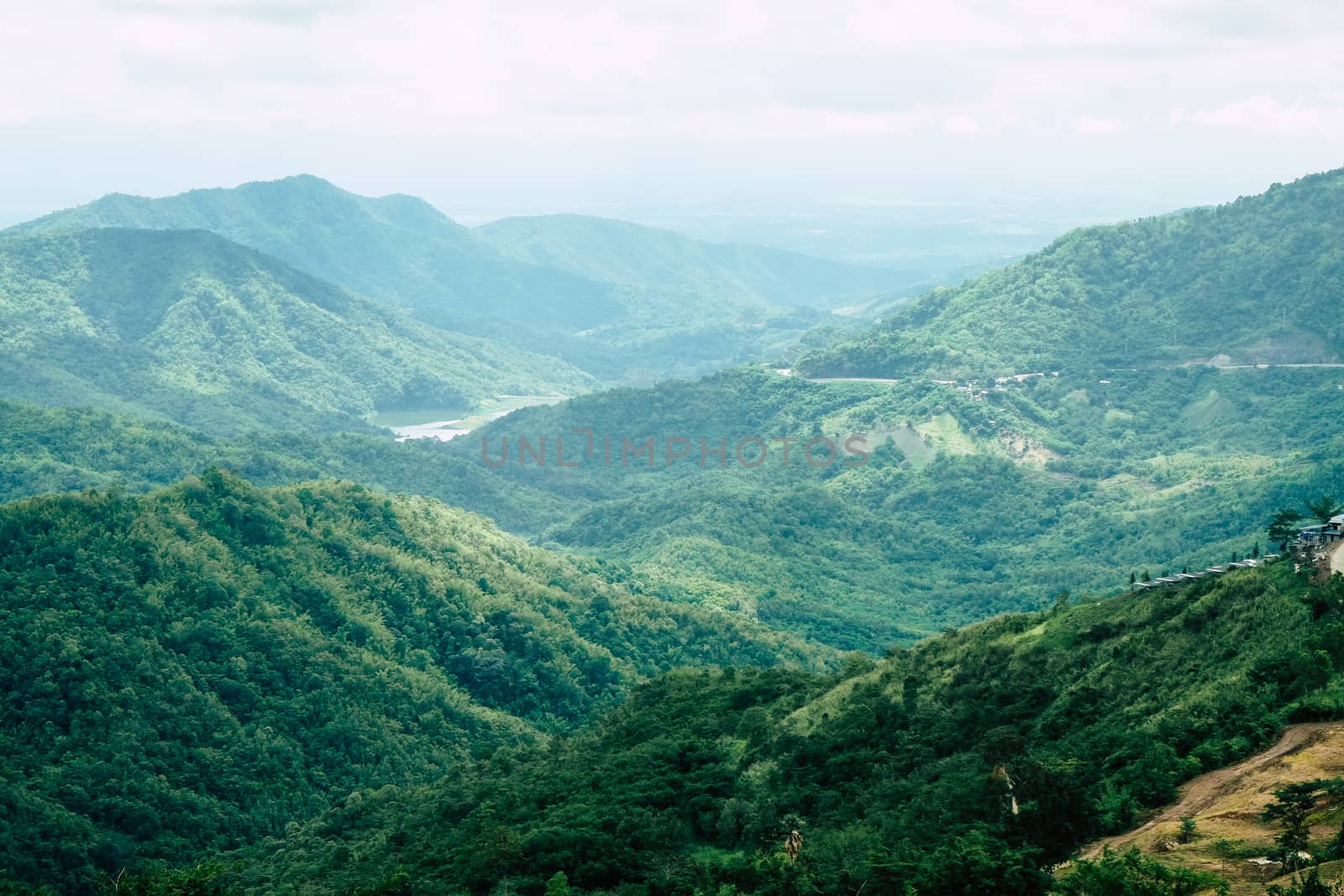 View of Mountains at Khao Kho District Phetchabun Province, northern Thailand.