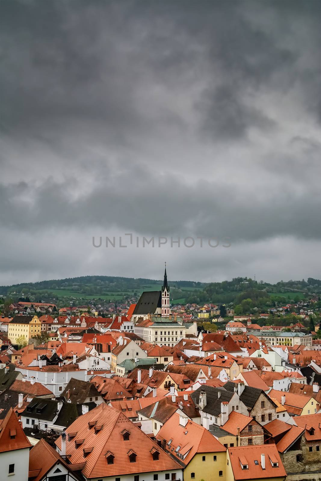 View of the Cesky Krumlov, Czech Republic