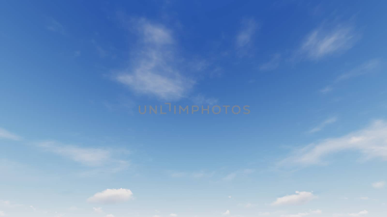 Cloudy blue sky abstract background, blue sky background with tiny clouds, 3d rendering

