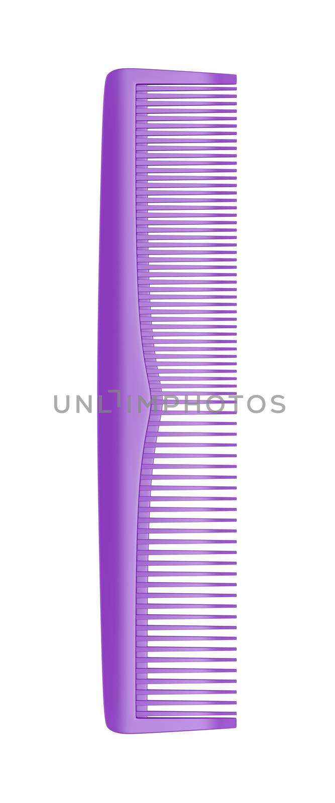 Purple plastic comb by magraphics