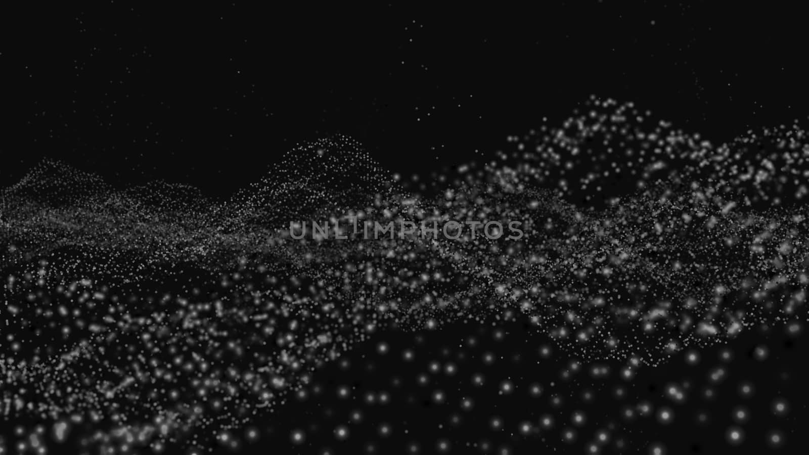 Abstract digital background with particles by cherezoff