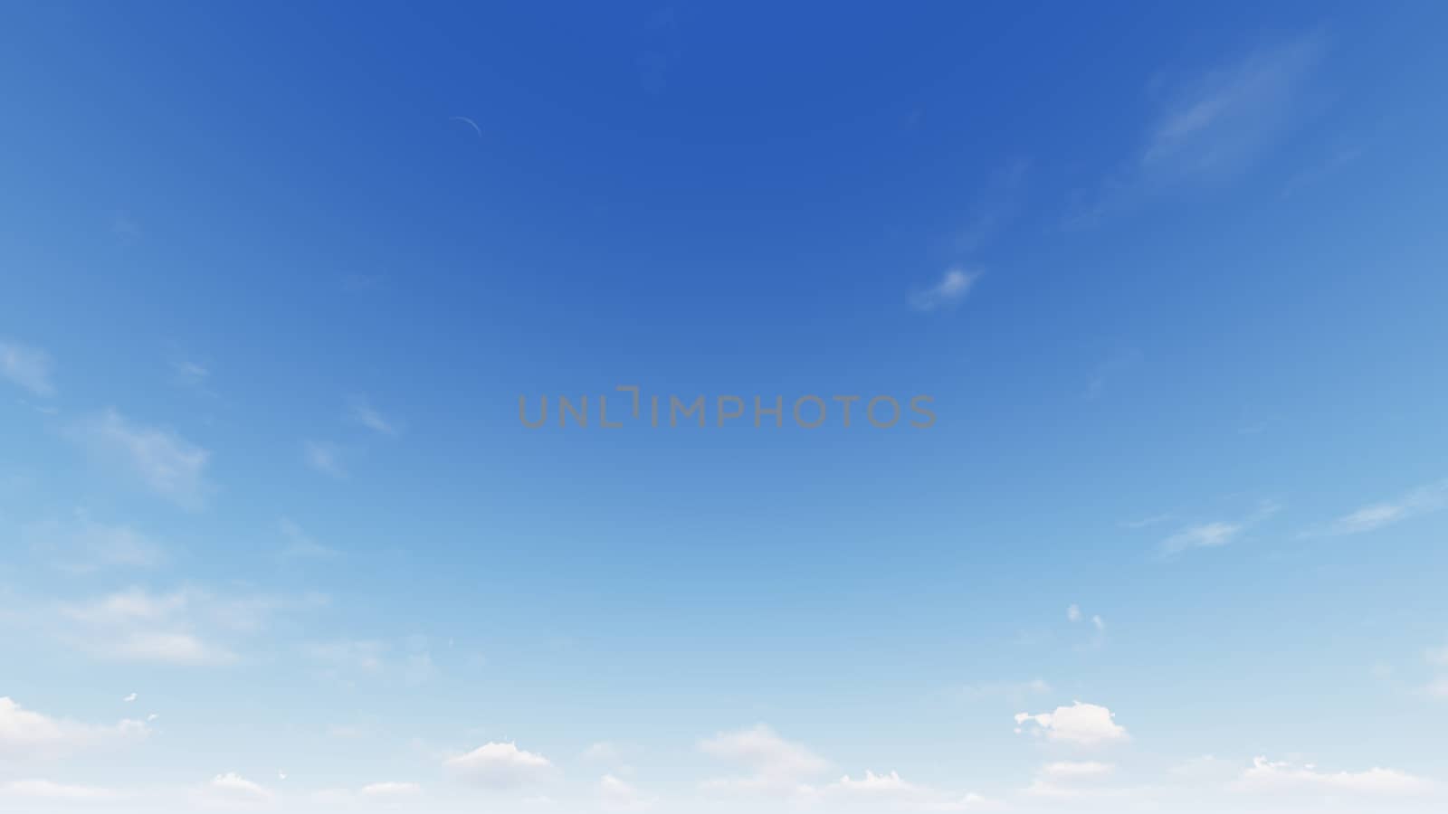 Cloudy blue sky abstract background, blue sky background with tiny clouds, 3d rendering

