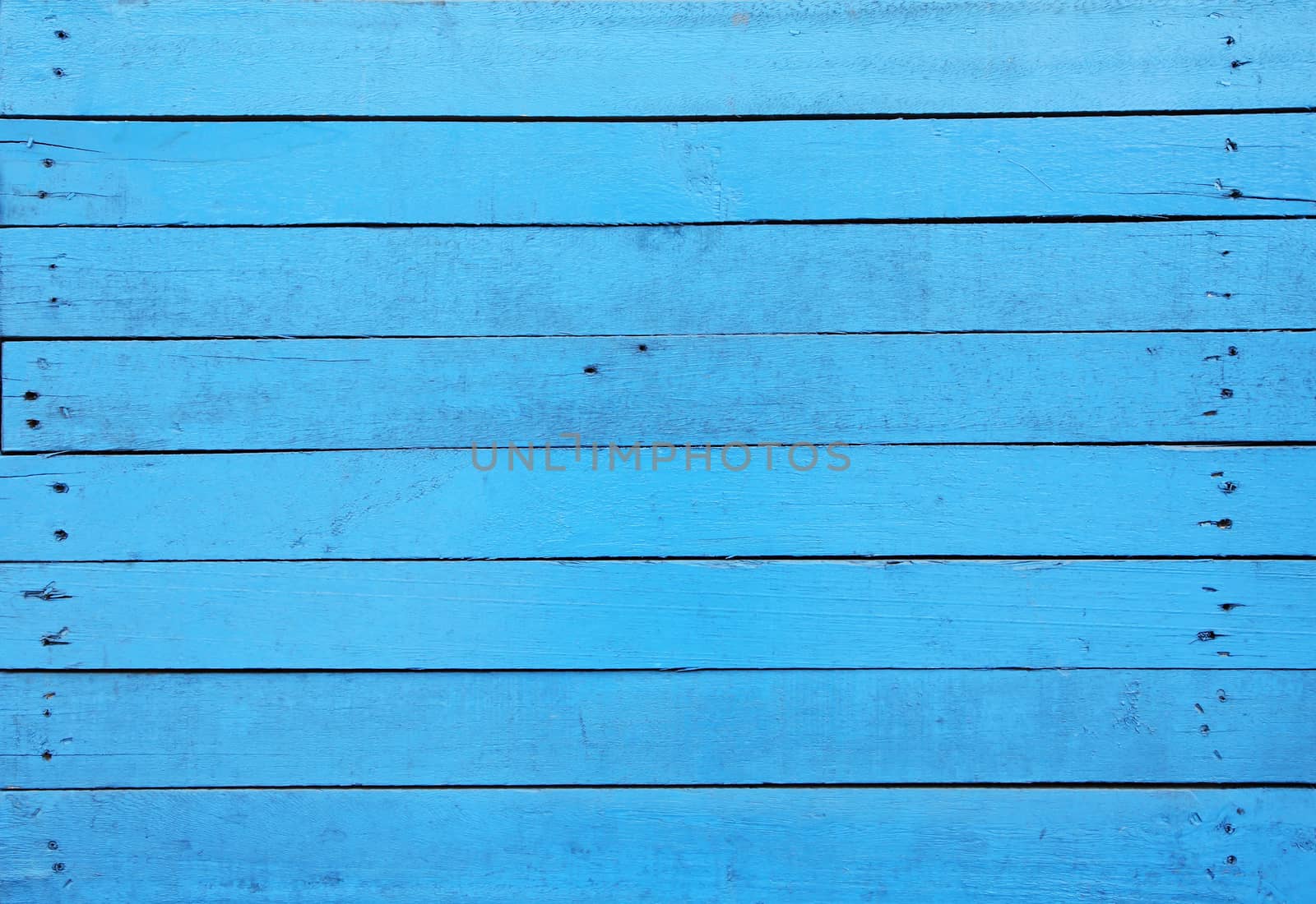 Blue textures of old wooden wall background.