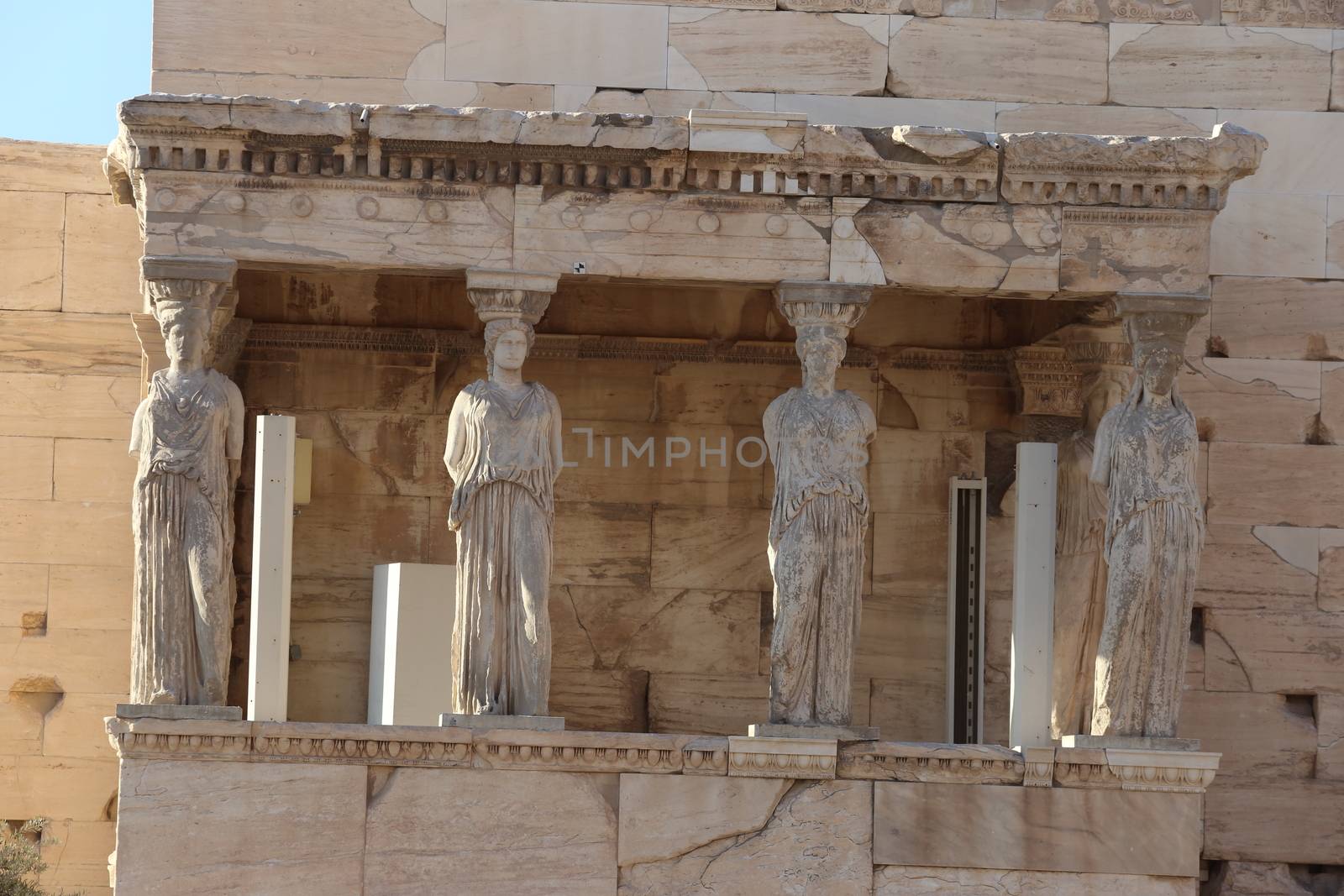 Atene, Grecia - 21 luglio 2019: Il Partenone sull'Acropoli di Atene patrimonio dell'Unesco