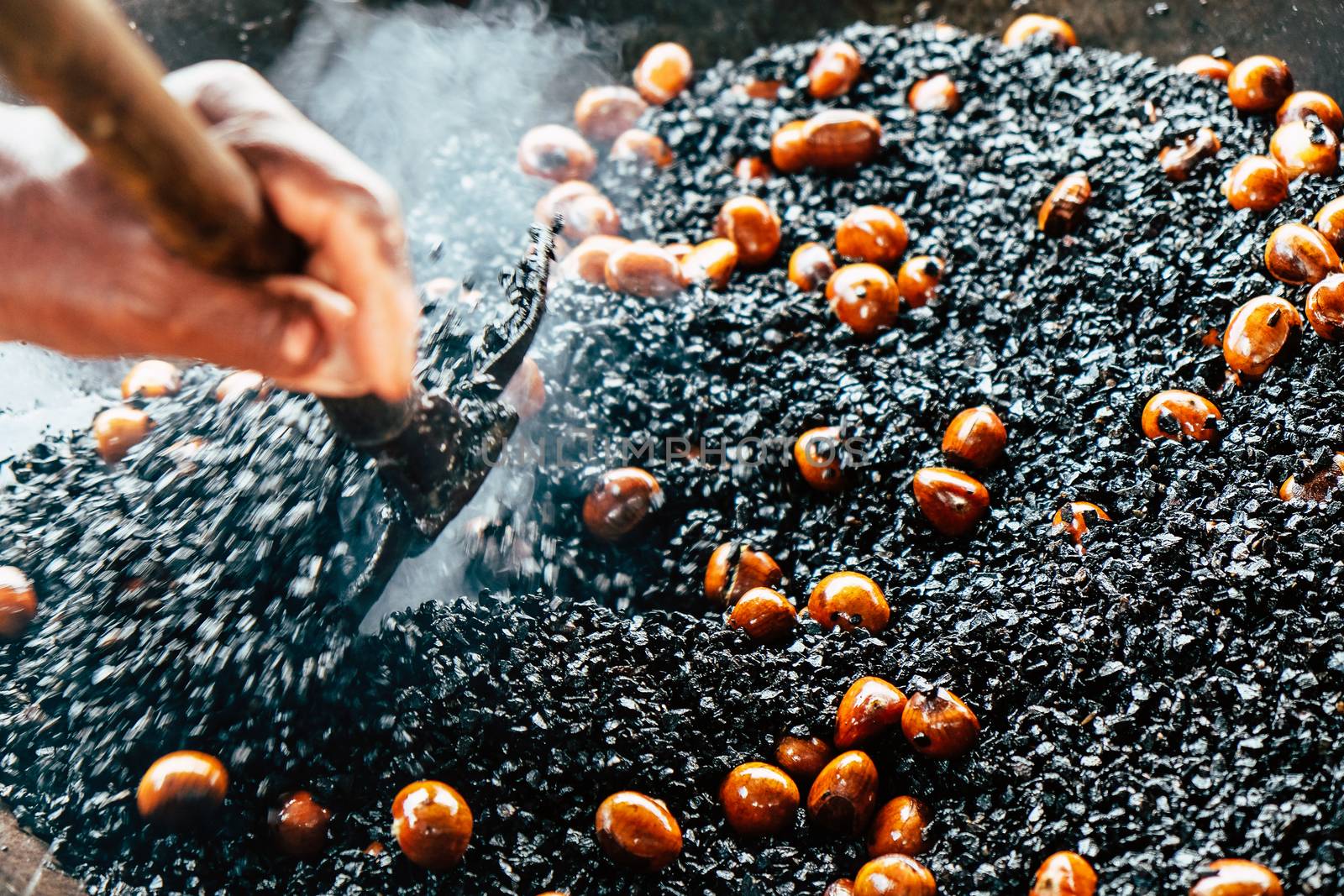 image of Chestnut roasting background