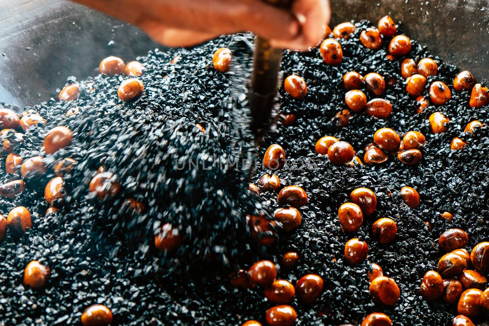 image of Chestnut roasting background