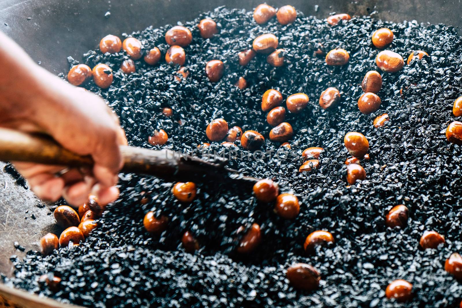 image of Chestnut roasting background