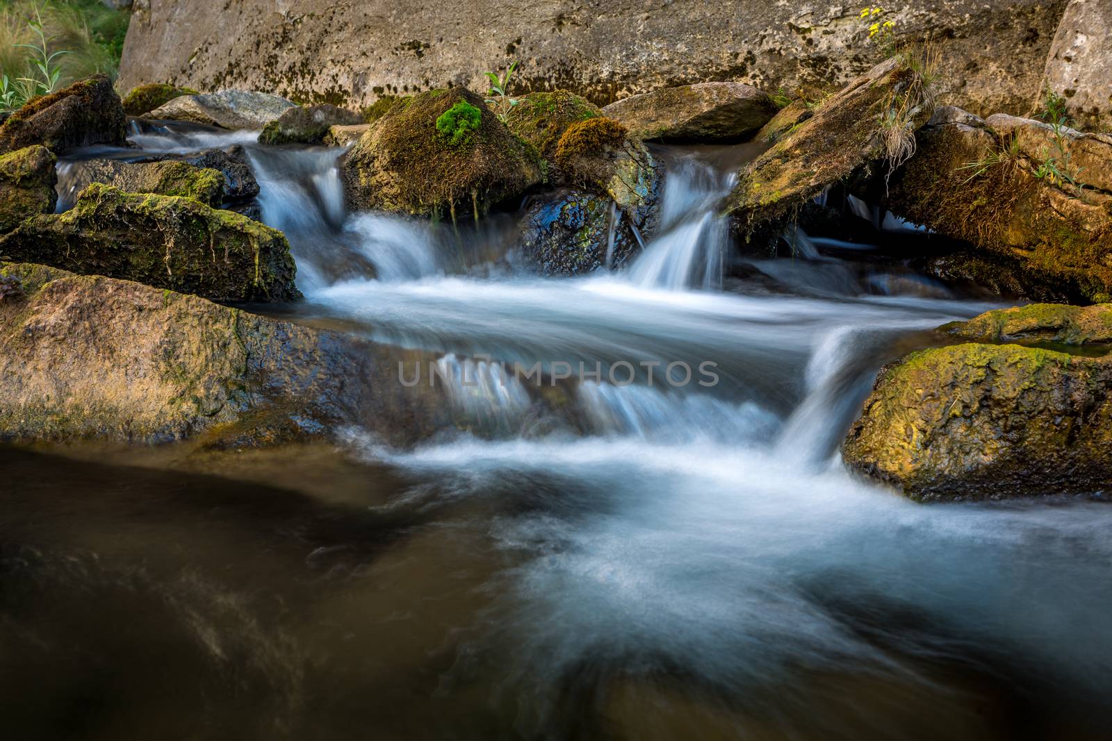 Flowing mountain stream of Snowy Mountains, Australia