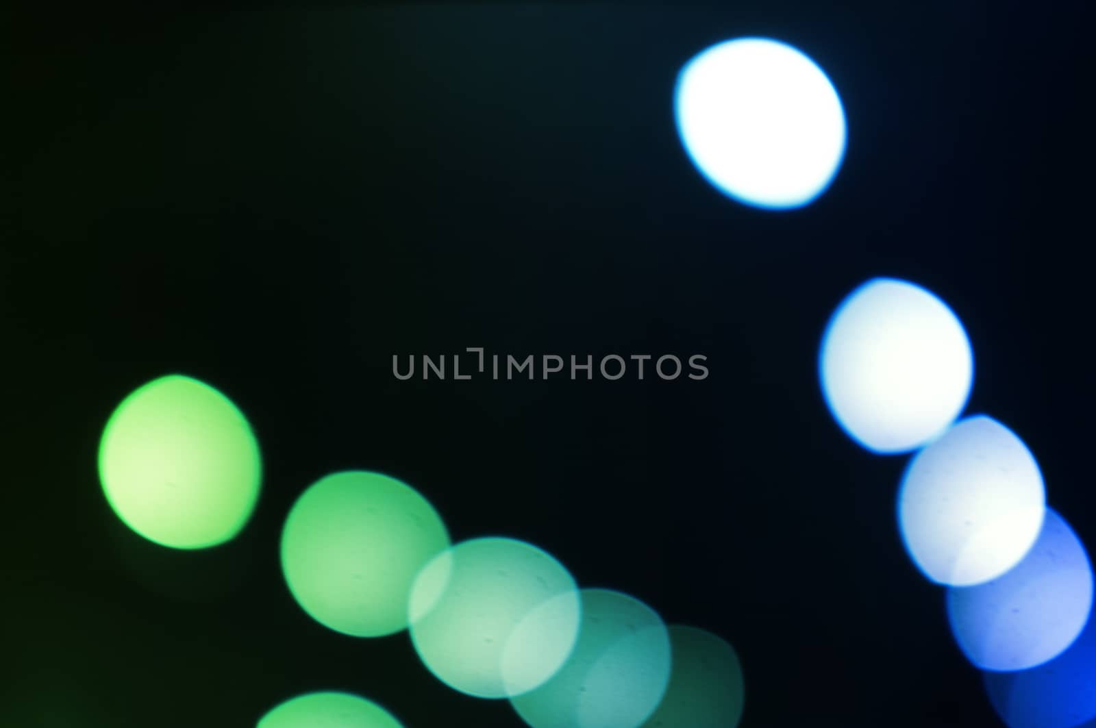 Abstract circular bokeh background of light . Blur background