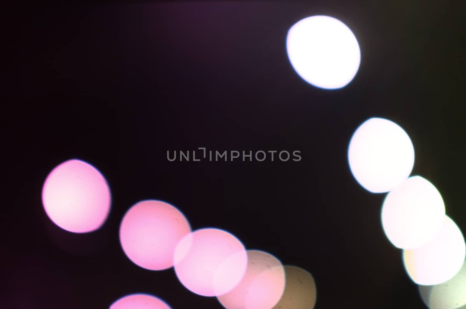 Abstract circular bokeh background of light . Blur background