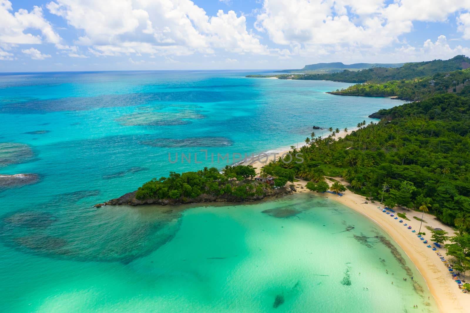 Aerial landscape of amazing Rincon bay by Robertobinetti70