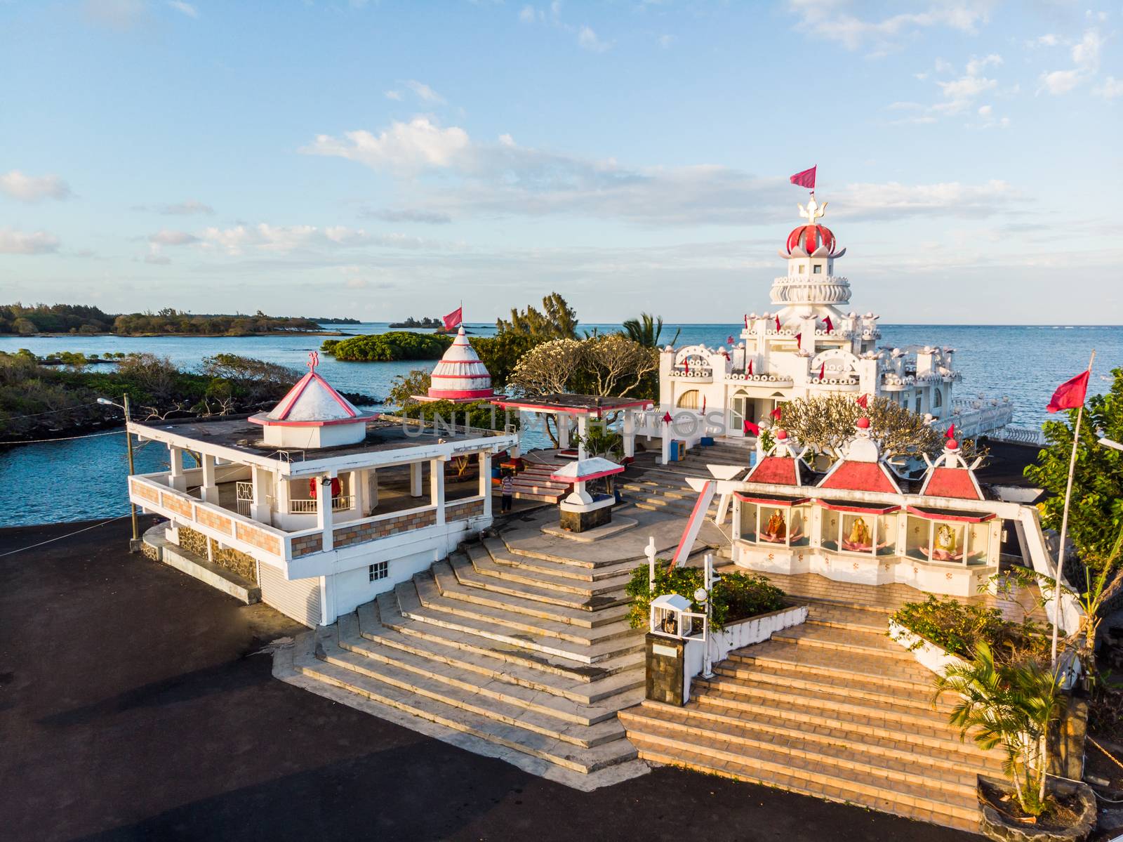 Sagar Shiv Mandir Hindu Temple on Mauritius Island.