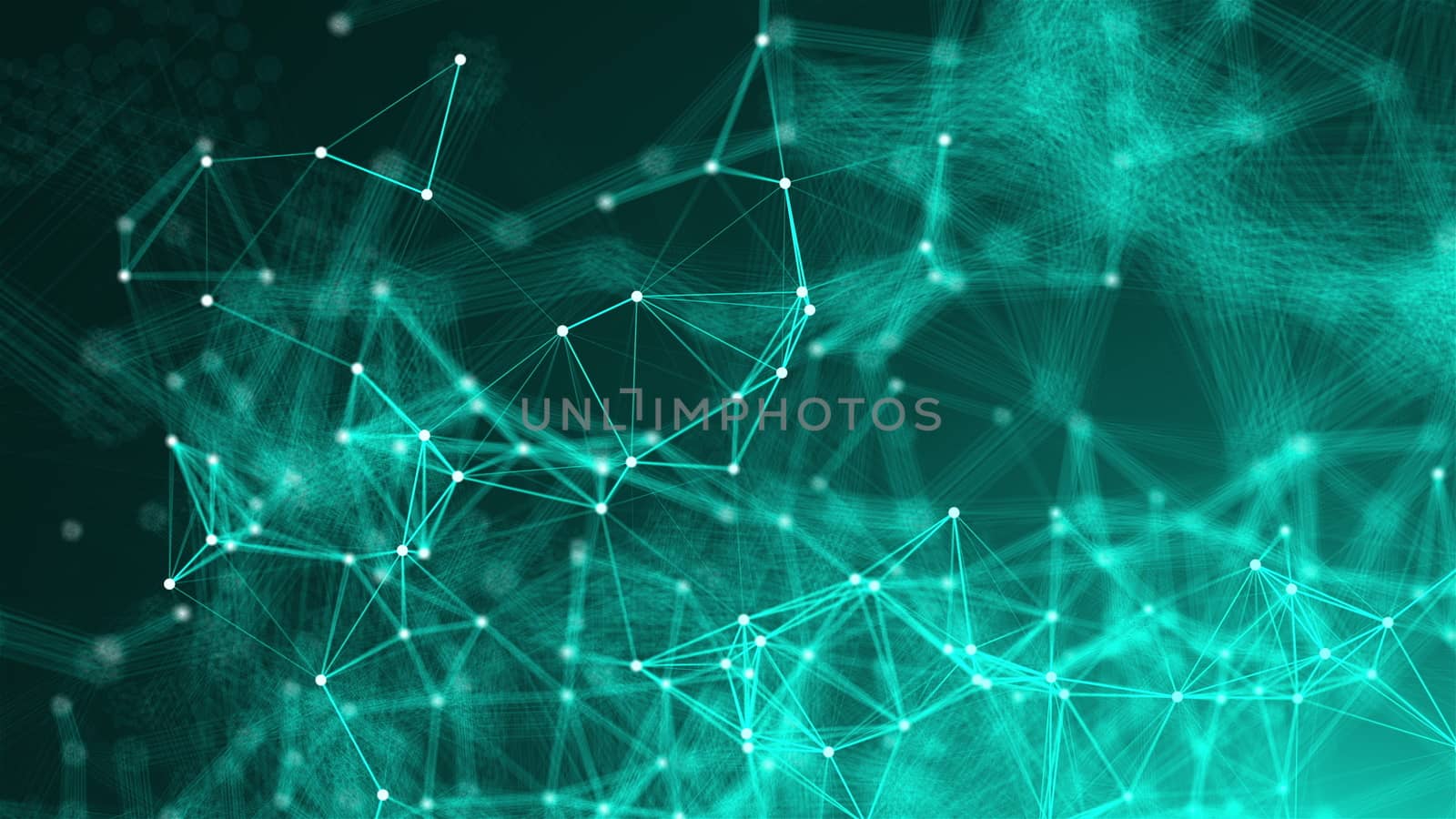 Abstract connection dots. Technology background. Network concept by nolimit046