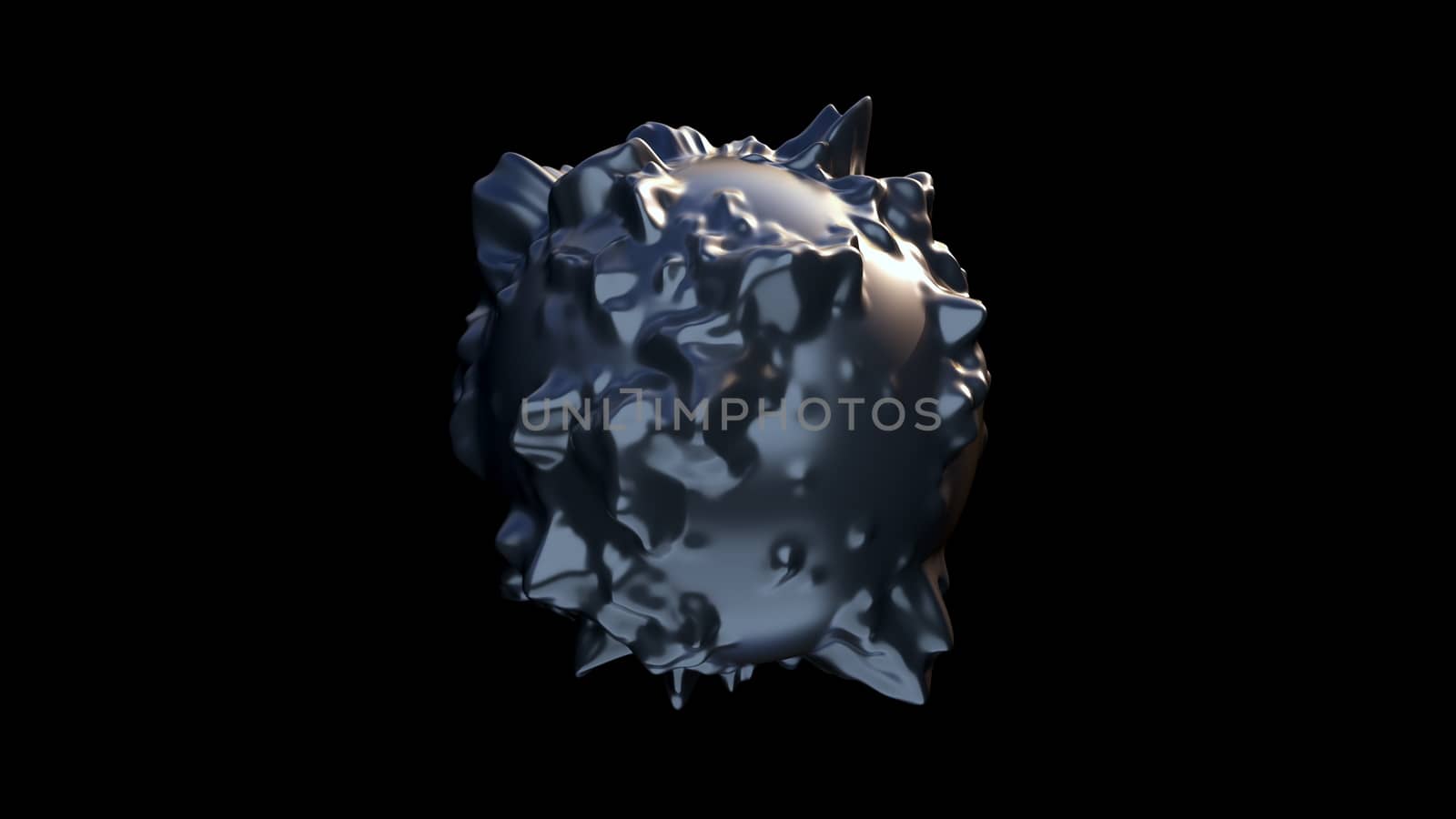 Abstract background with organic form, digital 3d rendering, concept design for science, technology by nolimit046