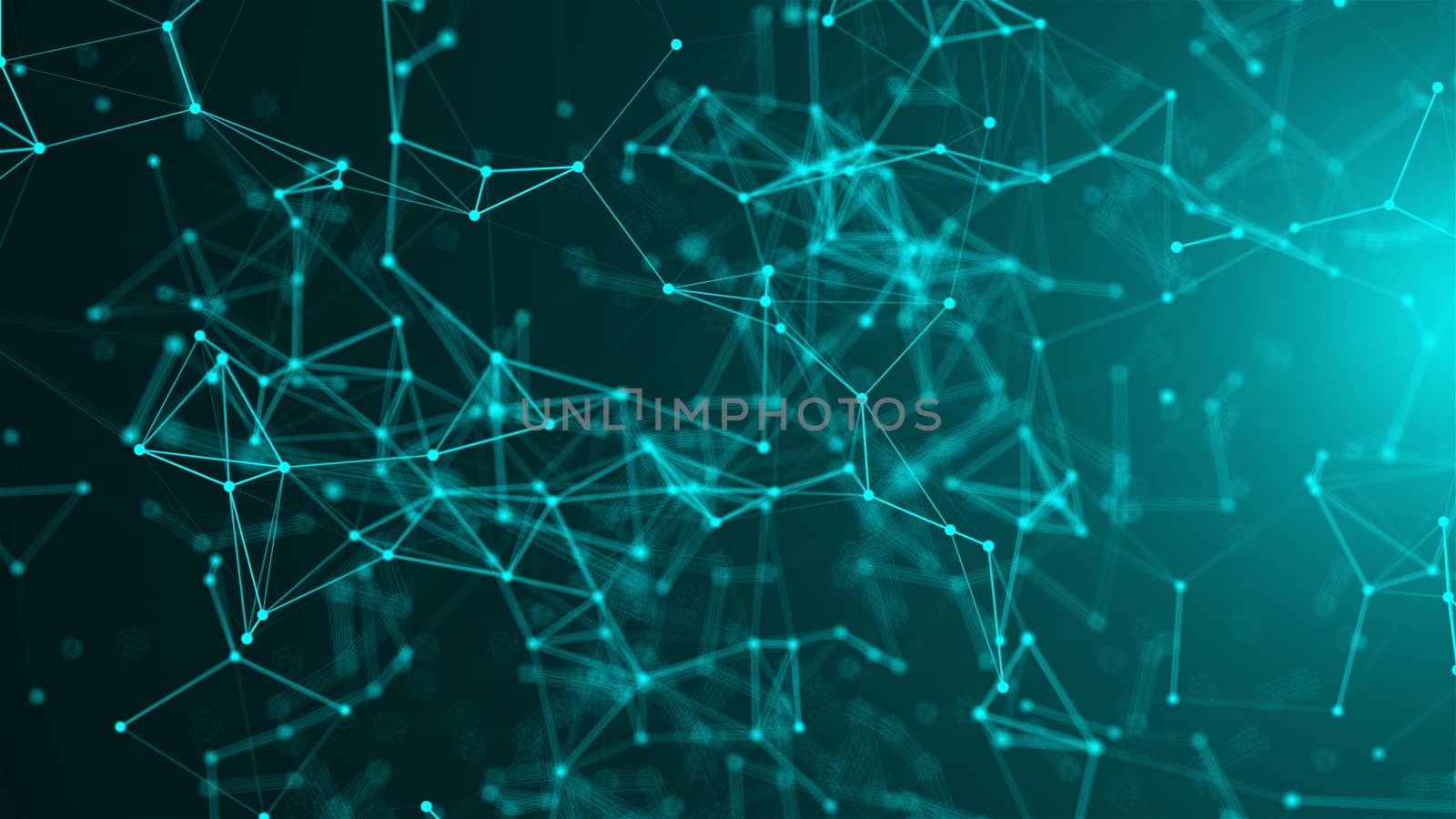 Abstract connection dots. Technology background. Network concept by nolimit046